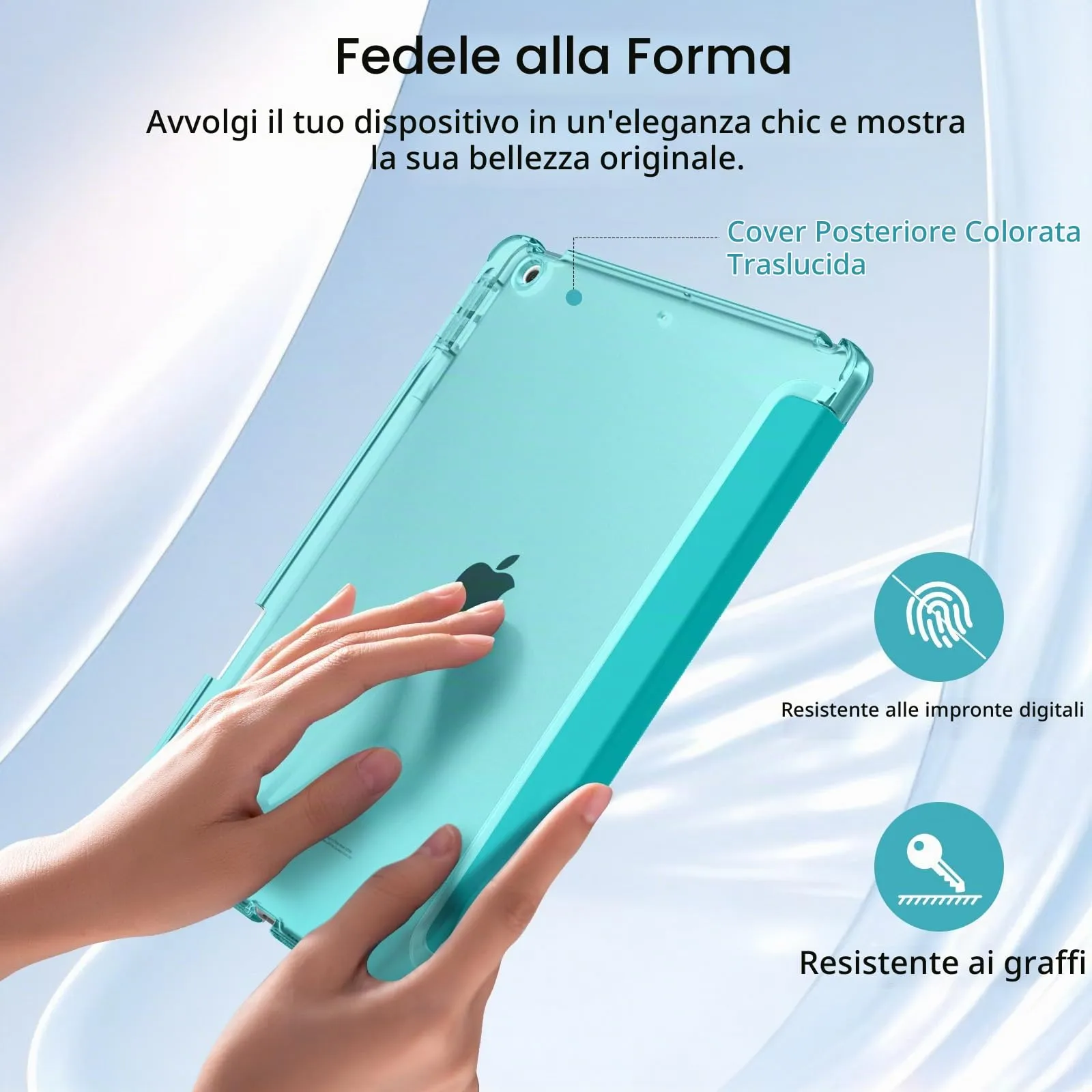 MoKo Cover per iPad 9a/8a/7a Generazione 10,2 Pollici con Portapenna - immagine 5
