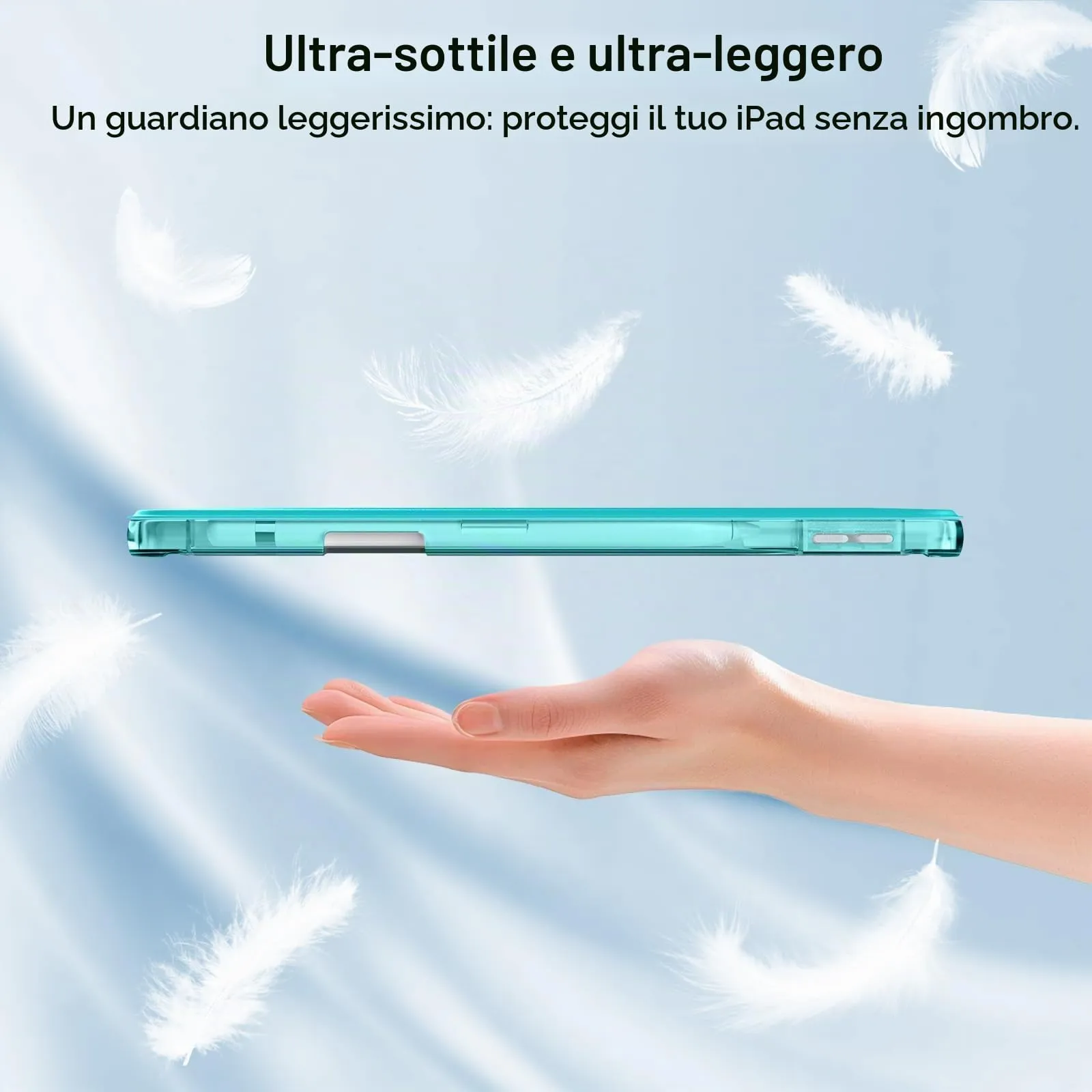 MoKo Cover per iPad 9a/8a/7a Generazione 10,2 Pollici con Portapenna - immagine 8