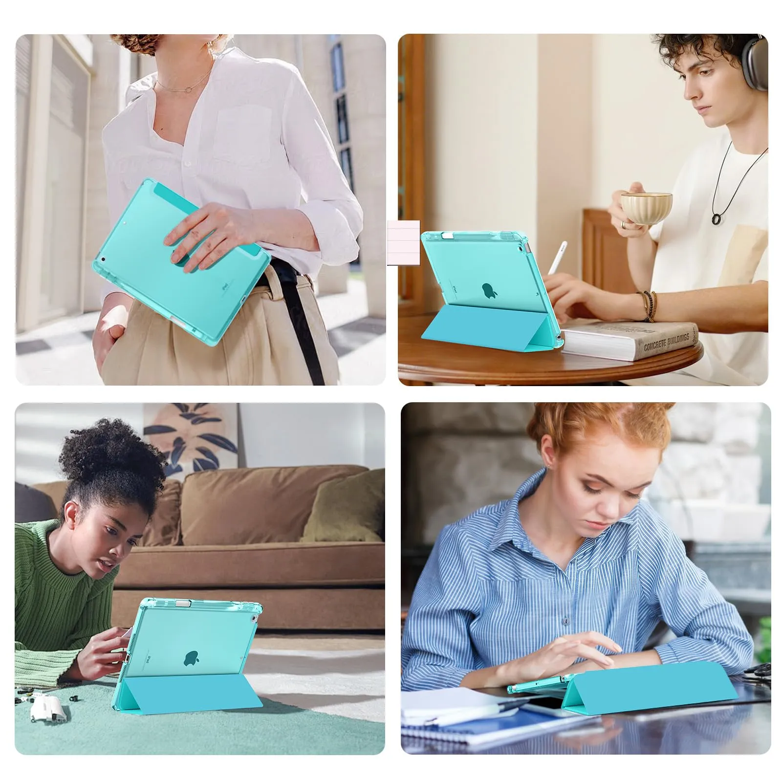 MoKo Cover per iPad 9a/8a/7a Generazione 10,2 Pollici con Portapenna - immagine 9