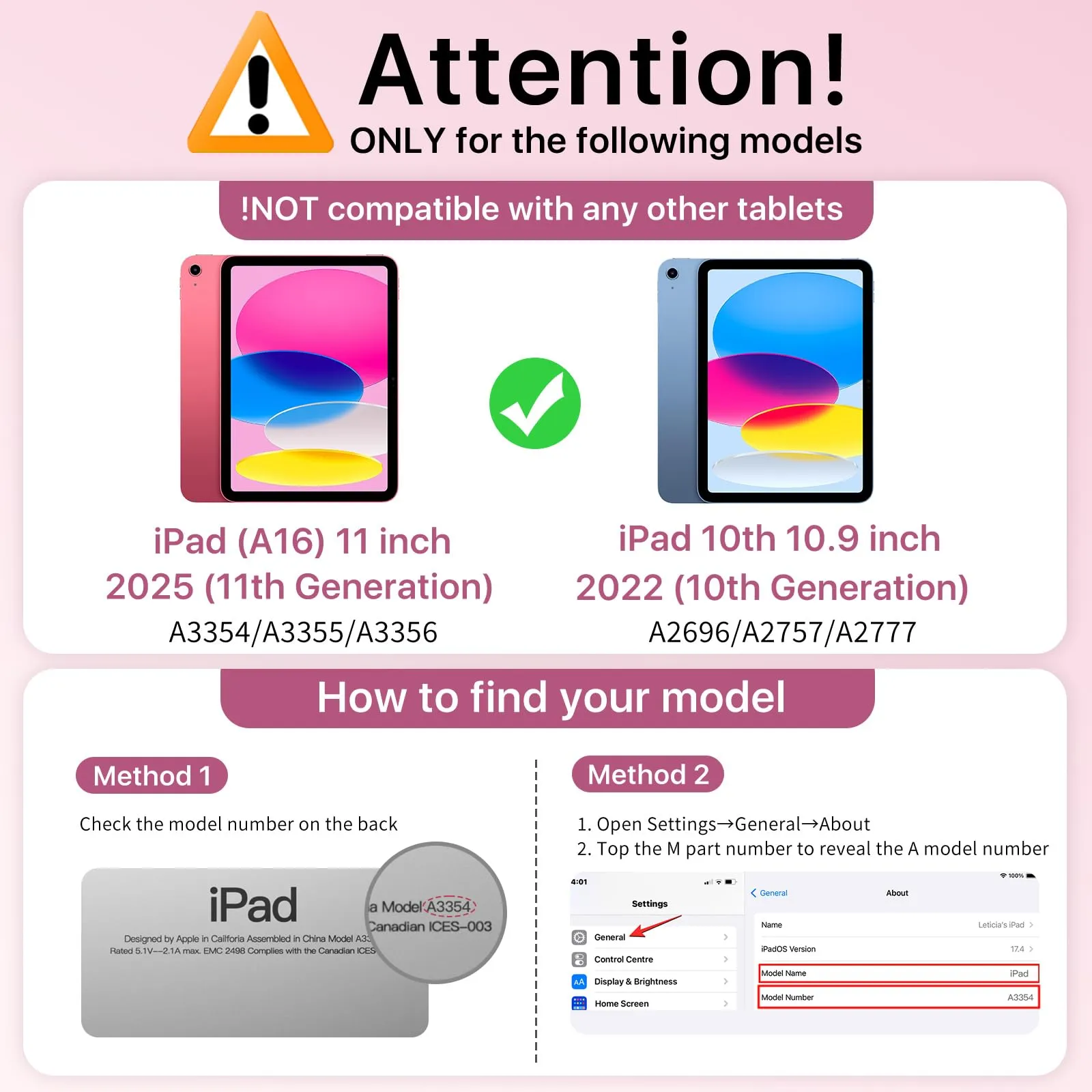 MoKo Cover per iPad 11a Generazione 11 Pollici e iPad 10a Gen 10,9" - immagine 2