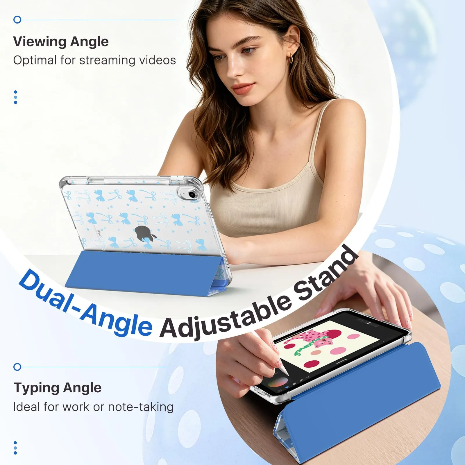 MoKo Cover per iPad 11ª Generazione 11 Pollici (A16) e iPad 10ª Generazione 10,9 Pollici - immagine 4