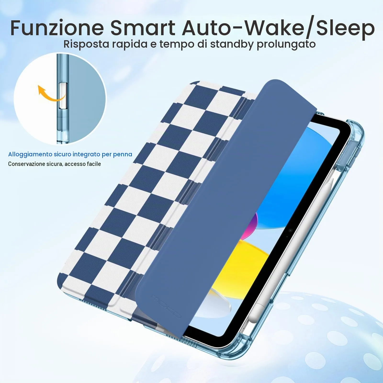 MoKo Cover per iPad 11a Generazione 11 Pollici (A16) e iPad 10a Gen 10,9 Pollici - immagine 6