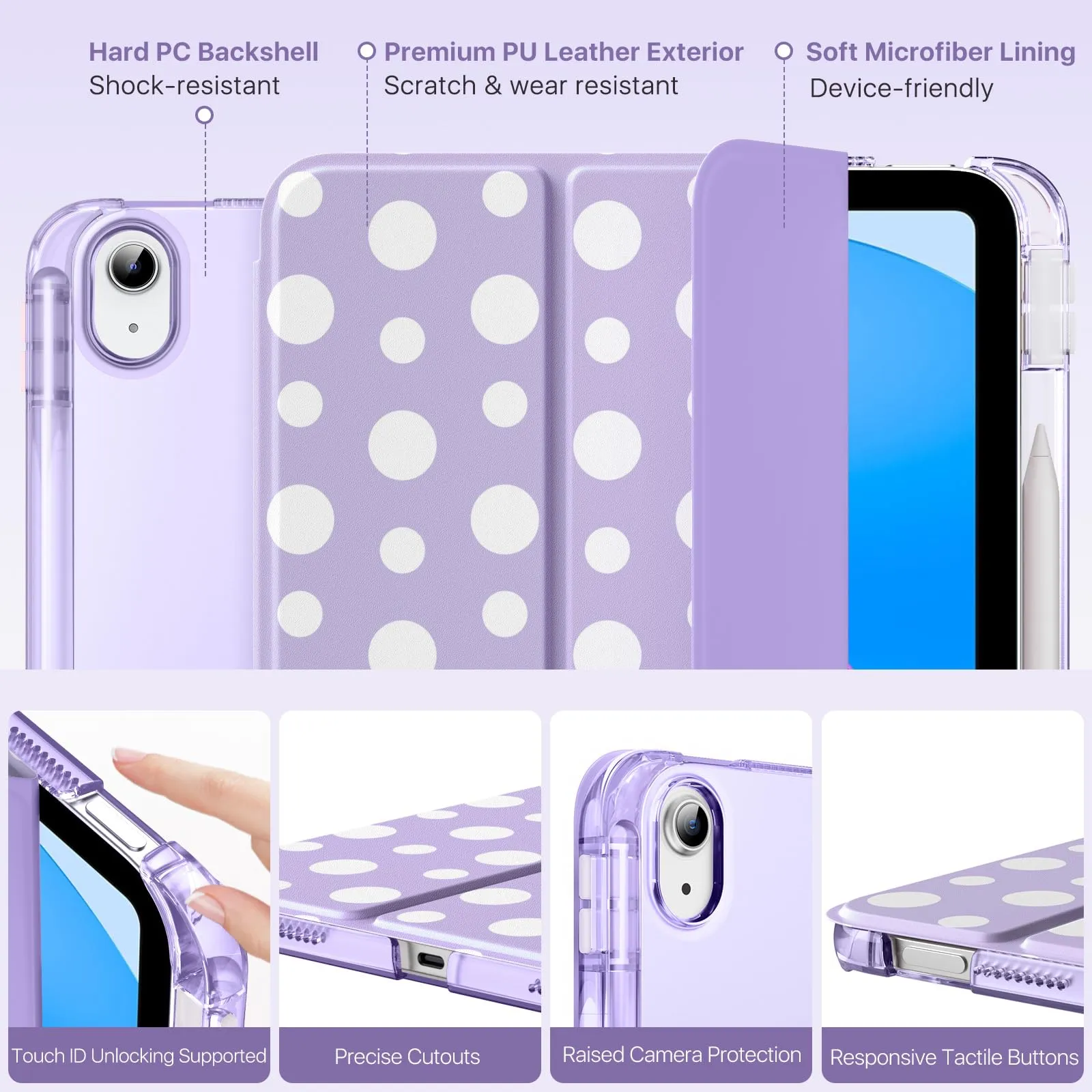 MoKo Cover per iPad 11a Generazione 11 Pollici e iPad 10a Gen 10,9 Pollici - immagine 3