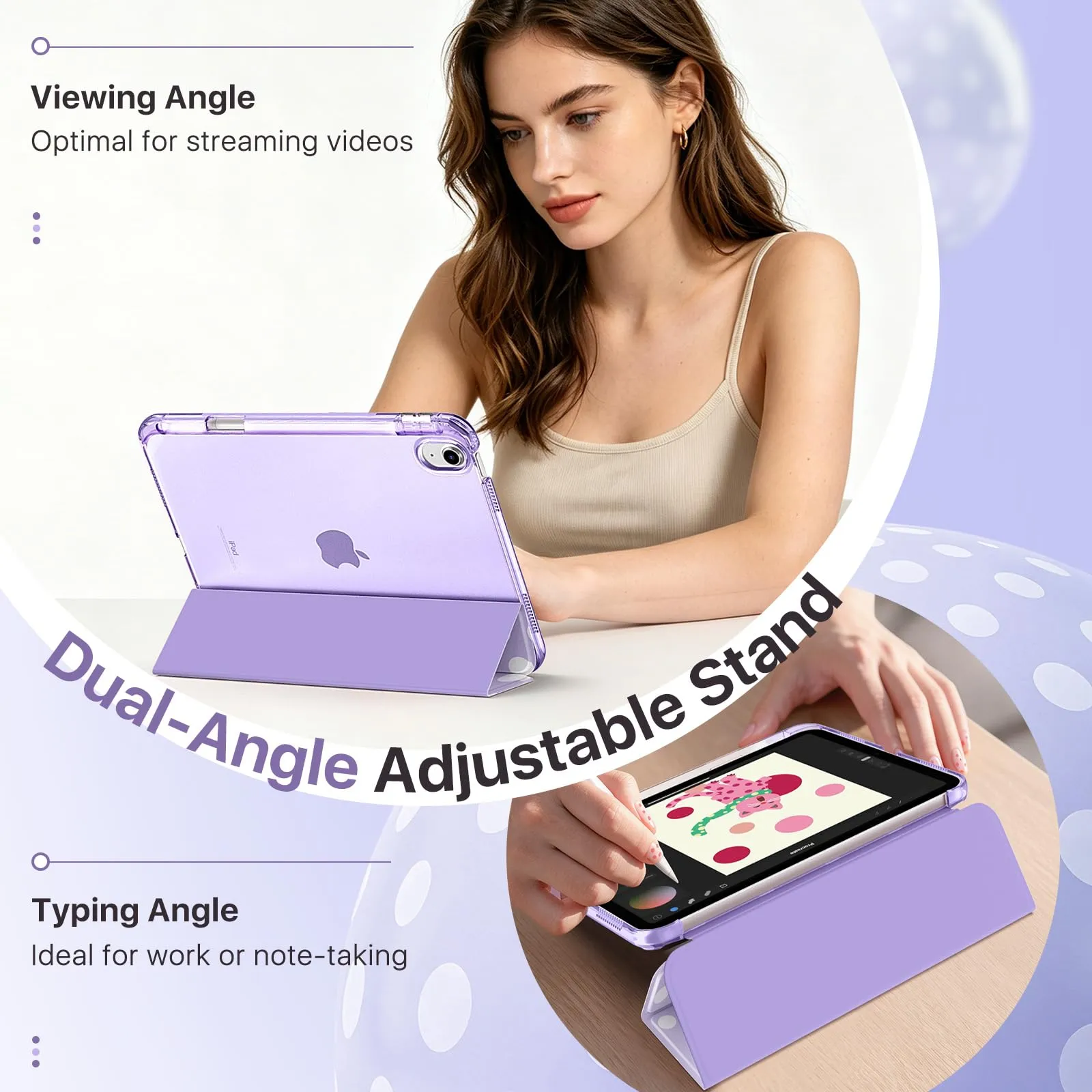 MoKo Cover per iPad 11a Generazione 11 Pollici e iPad 10a Gen 10,9 Pollici - immagine 4