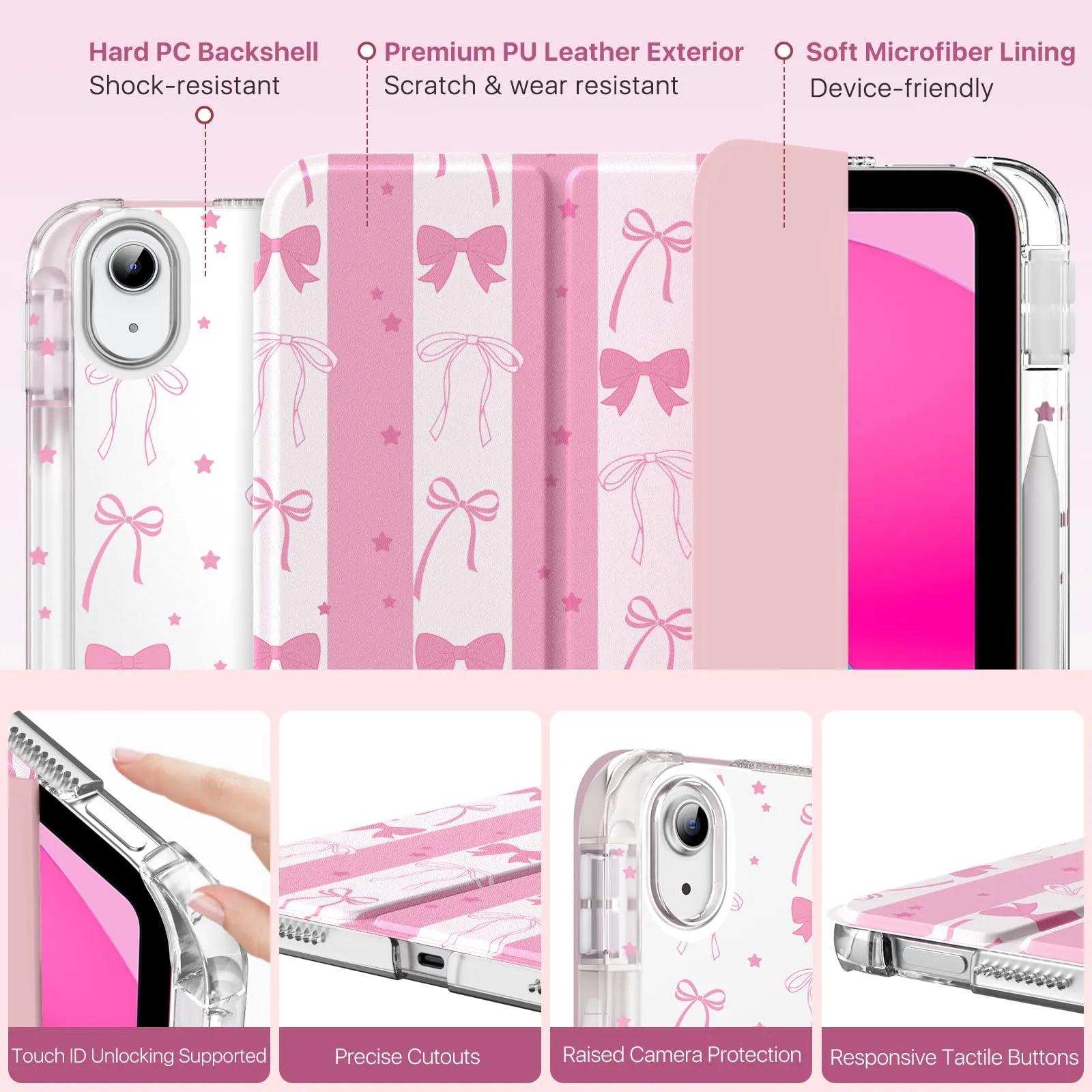 MoKo Cover per iPad 11ª Generazione 11 Pollici (A16) e iPad 10ª Generazione 10,9 Pollici - immagine 3