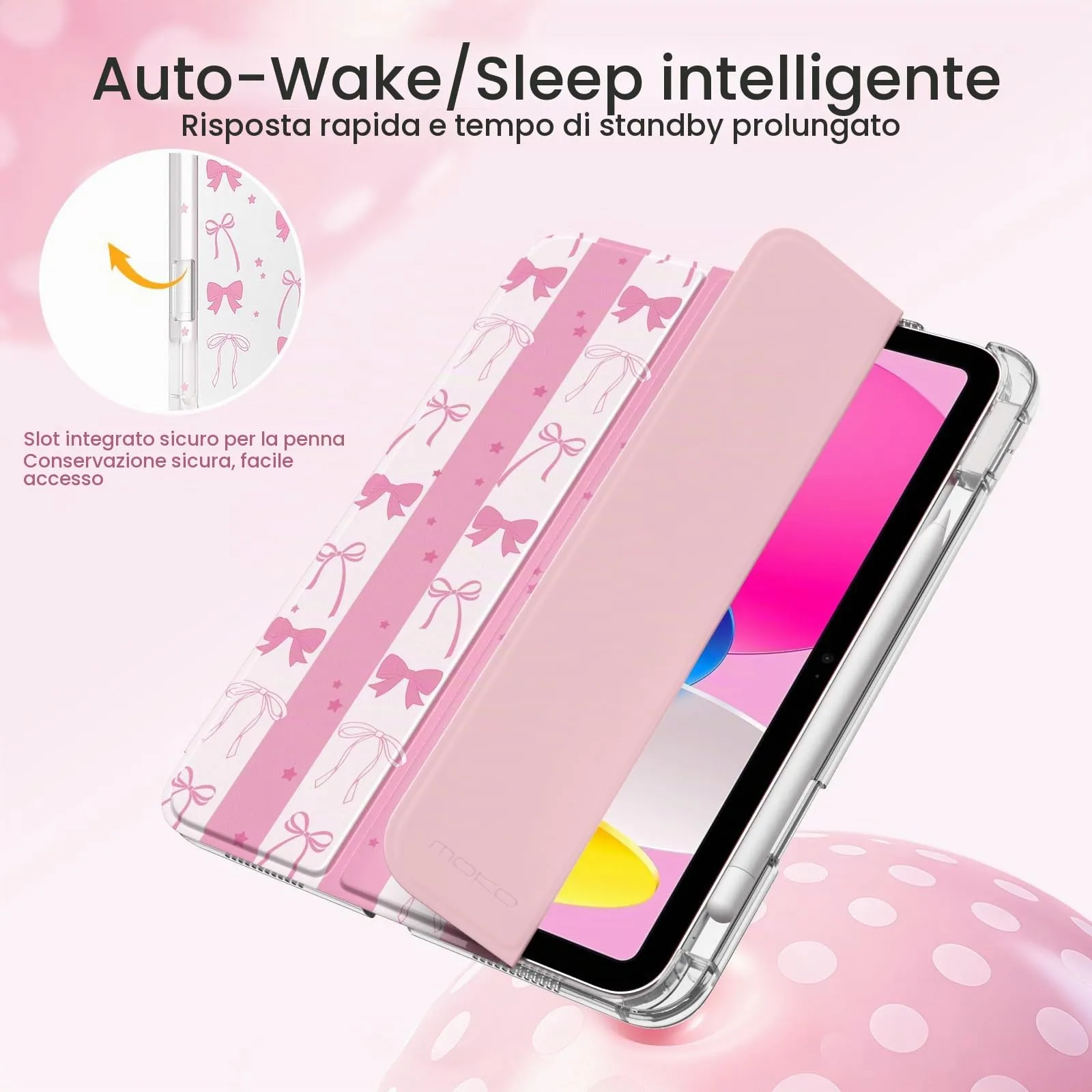 MoKo Cover per iPad 11ª Generazione 11 Pollici (A16) e iPad 10ª Generazione 10,9 Pollici - immagine 6