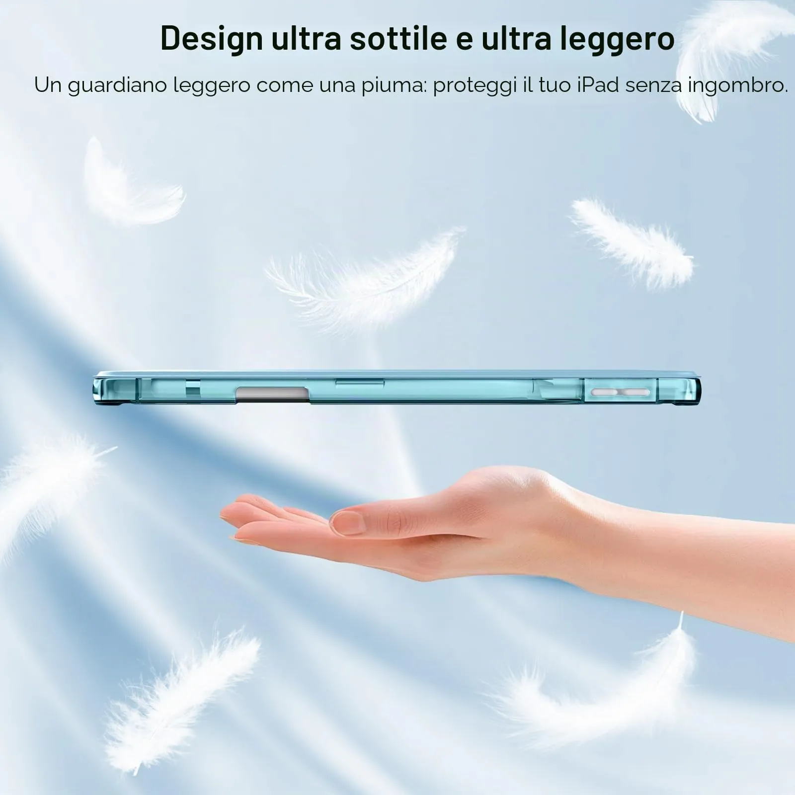 MoKo Cover per iPad 9a/8a/7a Generazione 10,2 Pollici con Portapenna - immagine 8