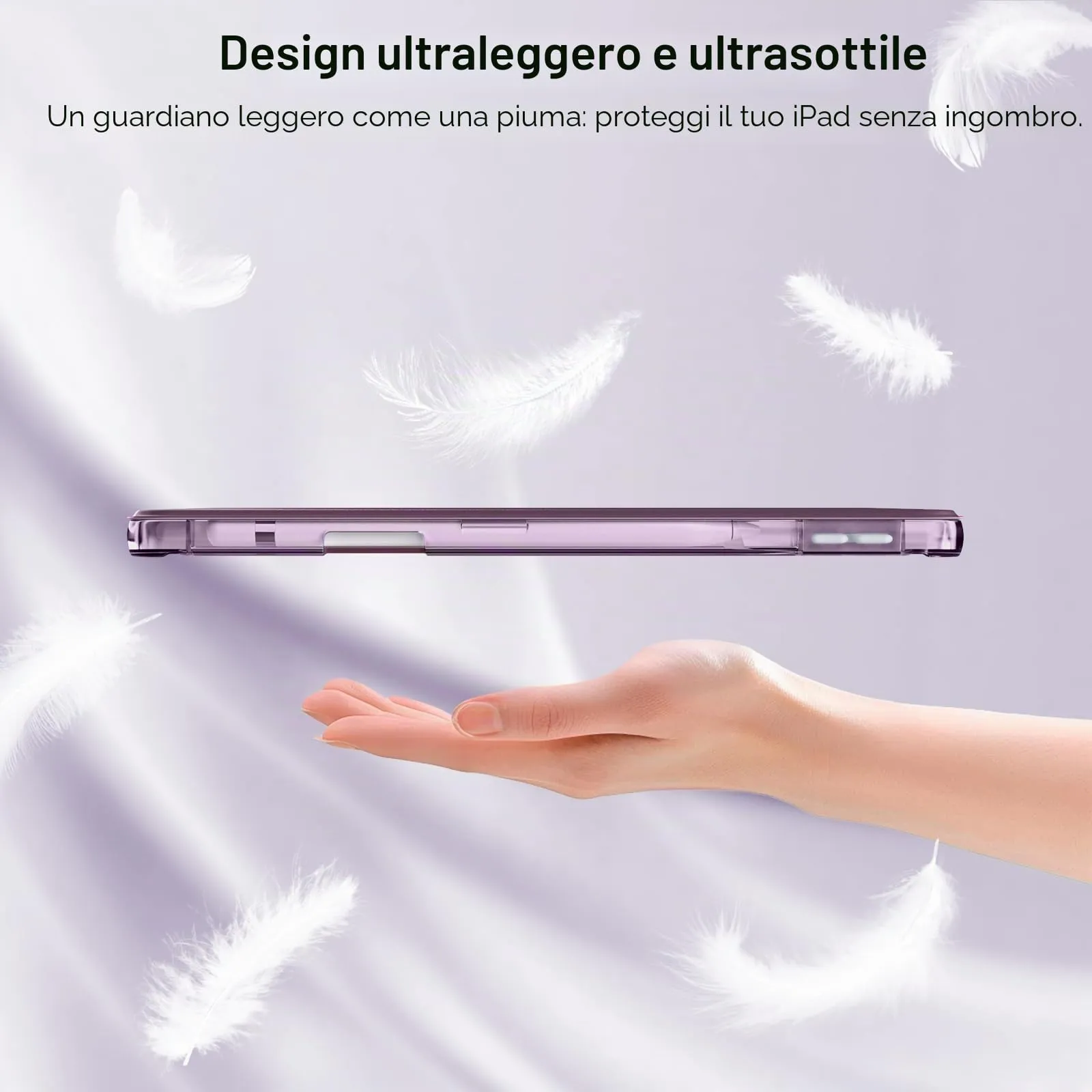 MoKo Cover per iPad 7a/8a/9a Generazione 10,2 Pollici con Portapenna - immagine 8