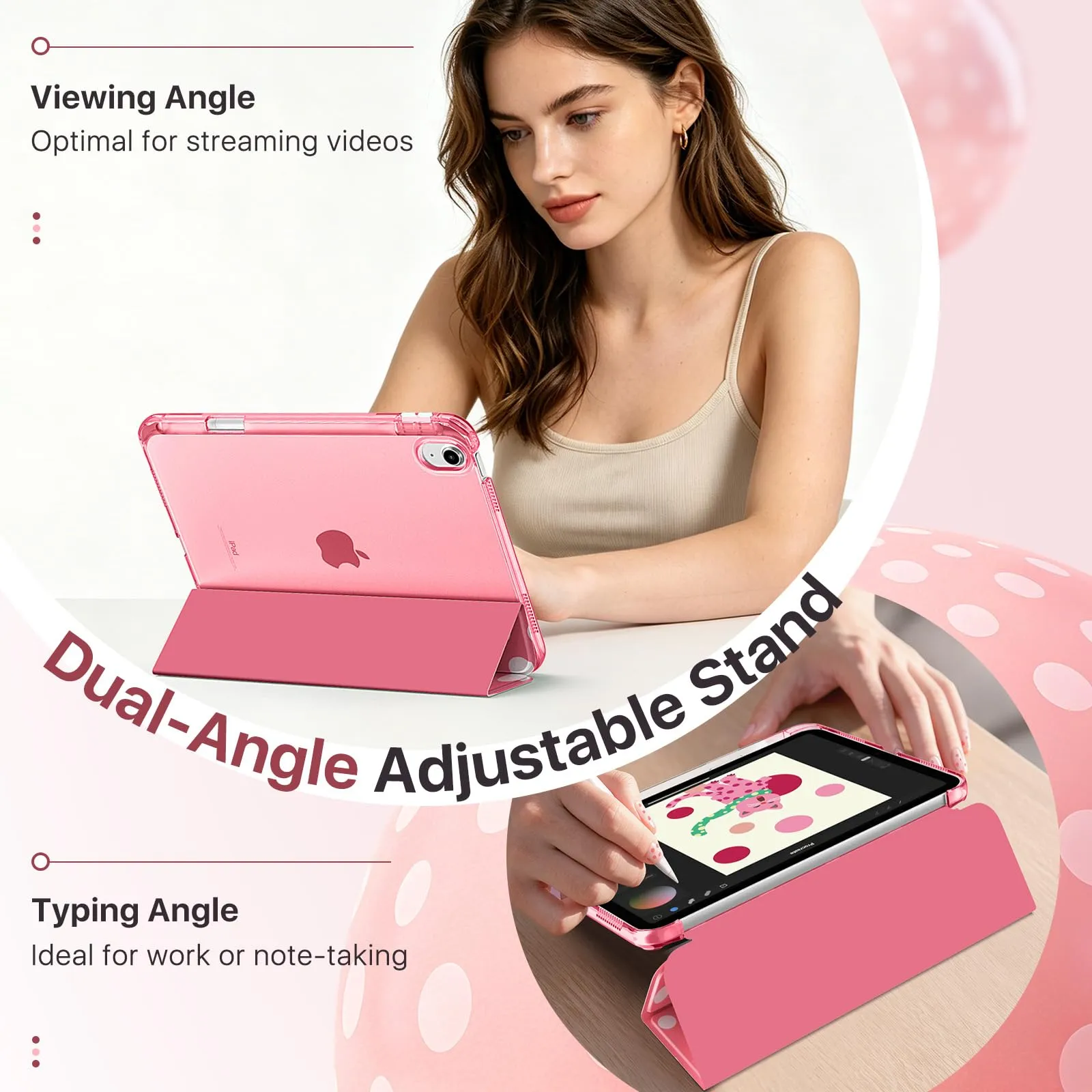 MoKo Cover per iPad 11ª Generazione 11 Pollici (A16) e iPad 10ª Generazione 10,9 Pollici - immagine 4