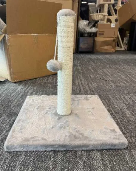 Feandrea Tiragraffi per Gatti in Sisal Naturale, 40 x 40 x 44 cm, Grigio Tortora - immagine 2