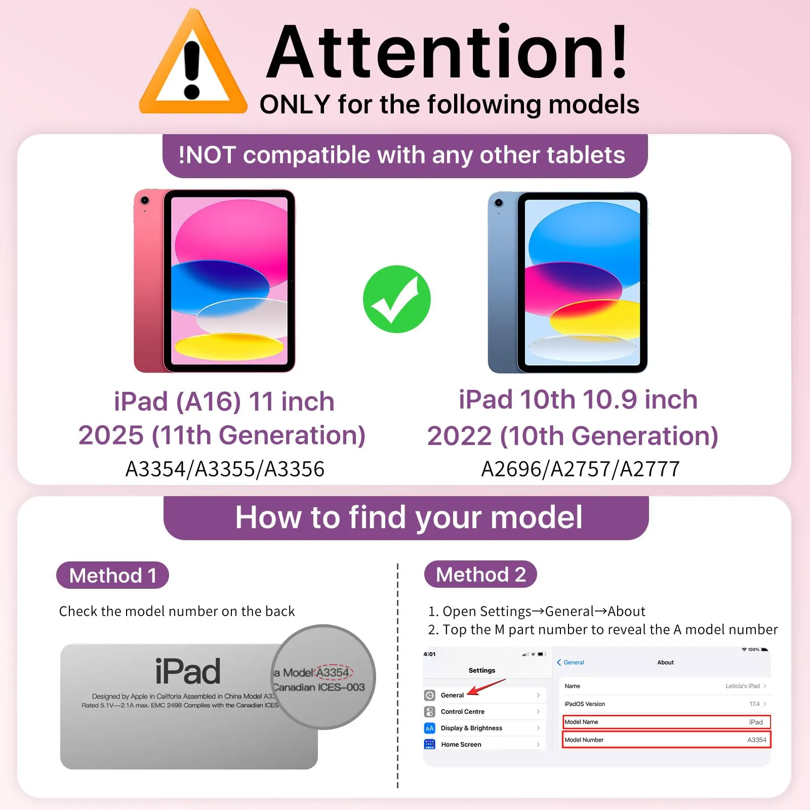 MoKo Cover per iPad 11a Generazione 11 Pollici (A16) e iPad 10a Generazione 10,9 Pollici - immagine 2