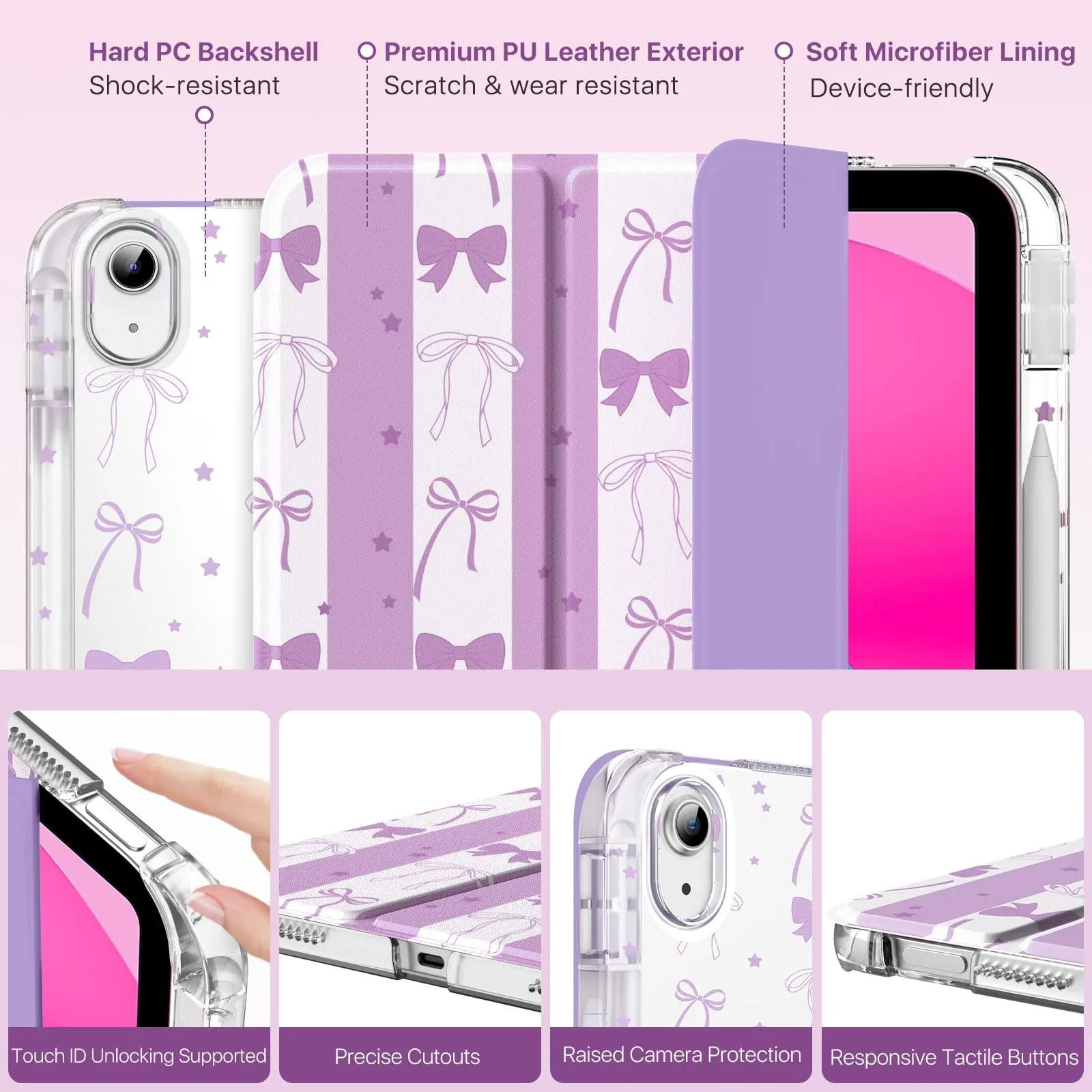 MoKo Cover per iPad 11a Generazione 11 Pollici (A16) e iPad 10a Generazione 10,9 Pollici - immagine 3