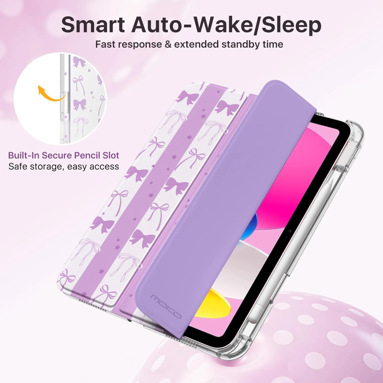 MoKo Cover per iPad 11a Generazione 11 Pollici (A16) e iPad 10a Generazione 10,9 Pollici - immagine 6