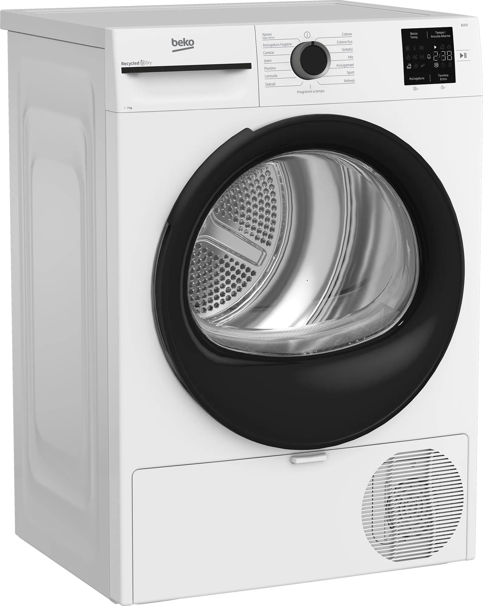 Beko BMTMW73EB Asciugatrice 7 kg Slim Classe D Bianco - immagine 2