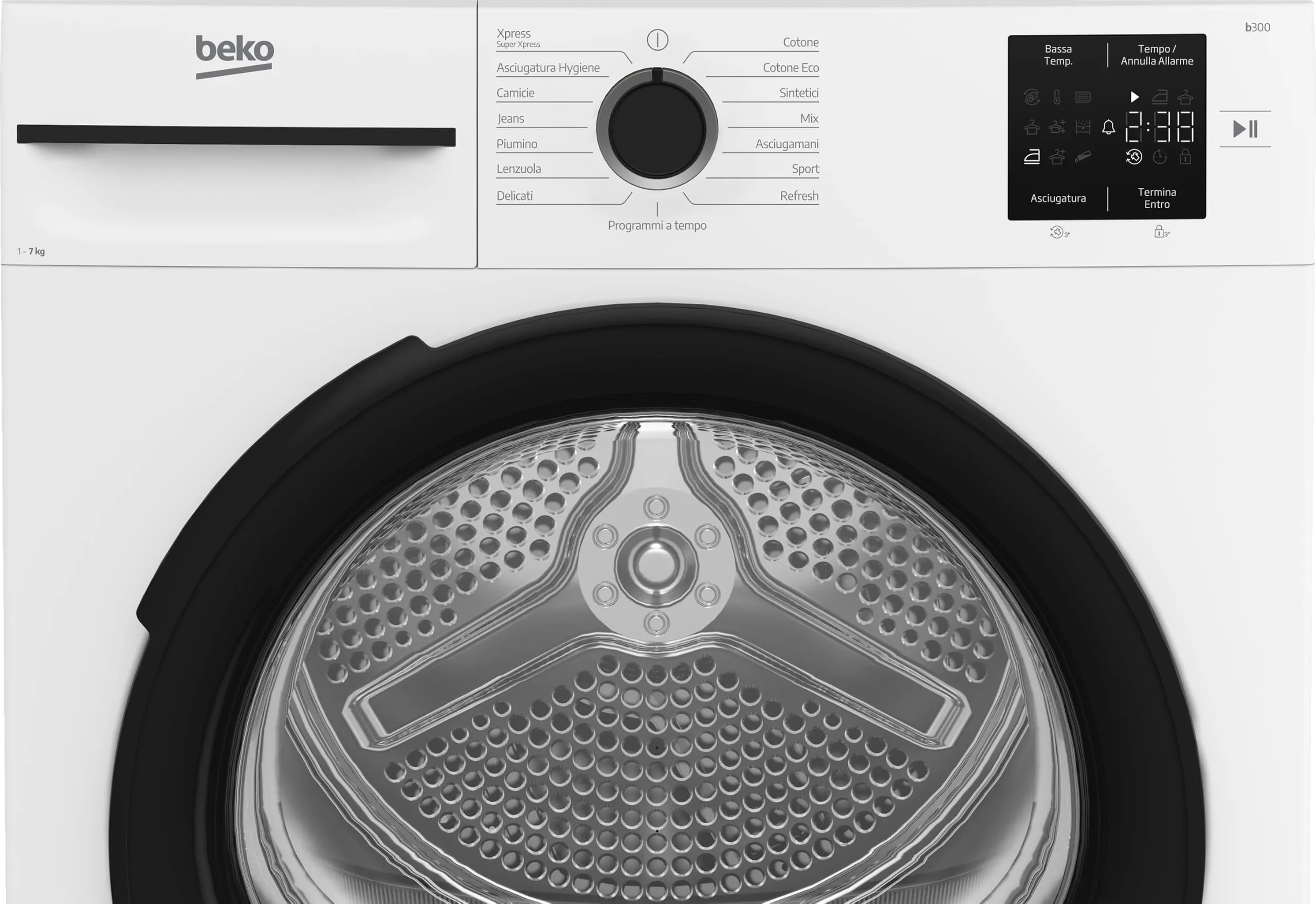 Beko BMTMW73EB Asciugatrice 7 kg Slim Classe D Bianco - immagine 4
