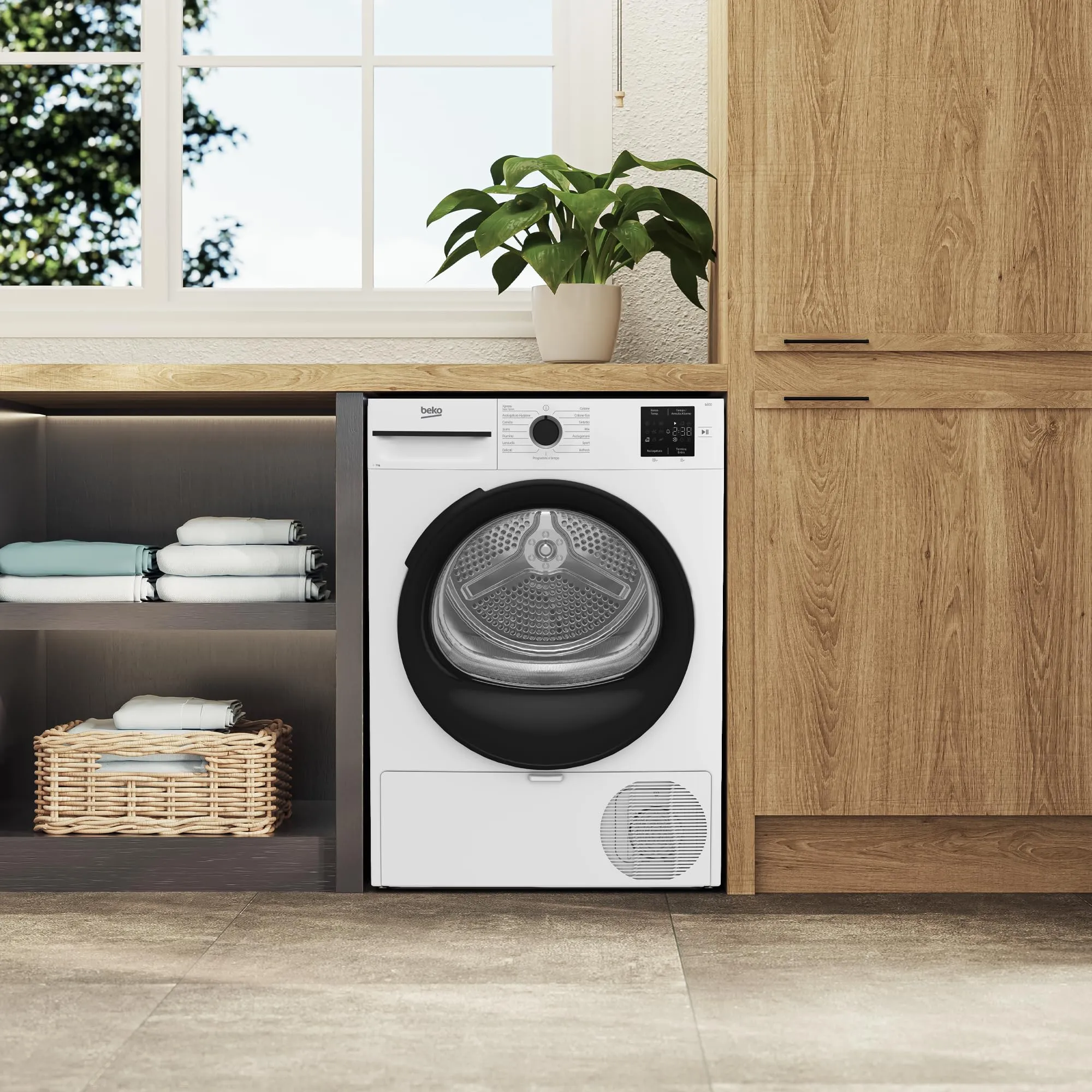 Beko BMTMW73EB Asciugatrice 7 kg Slim Classe D Bianco - immagine 7