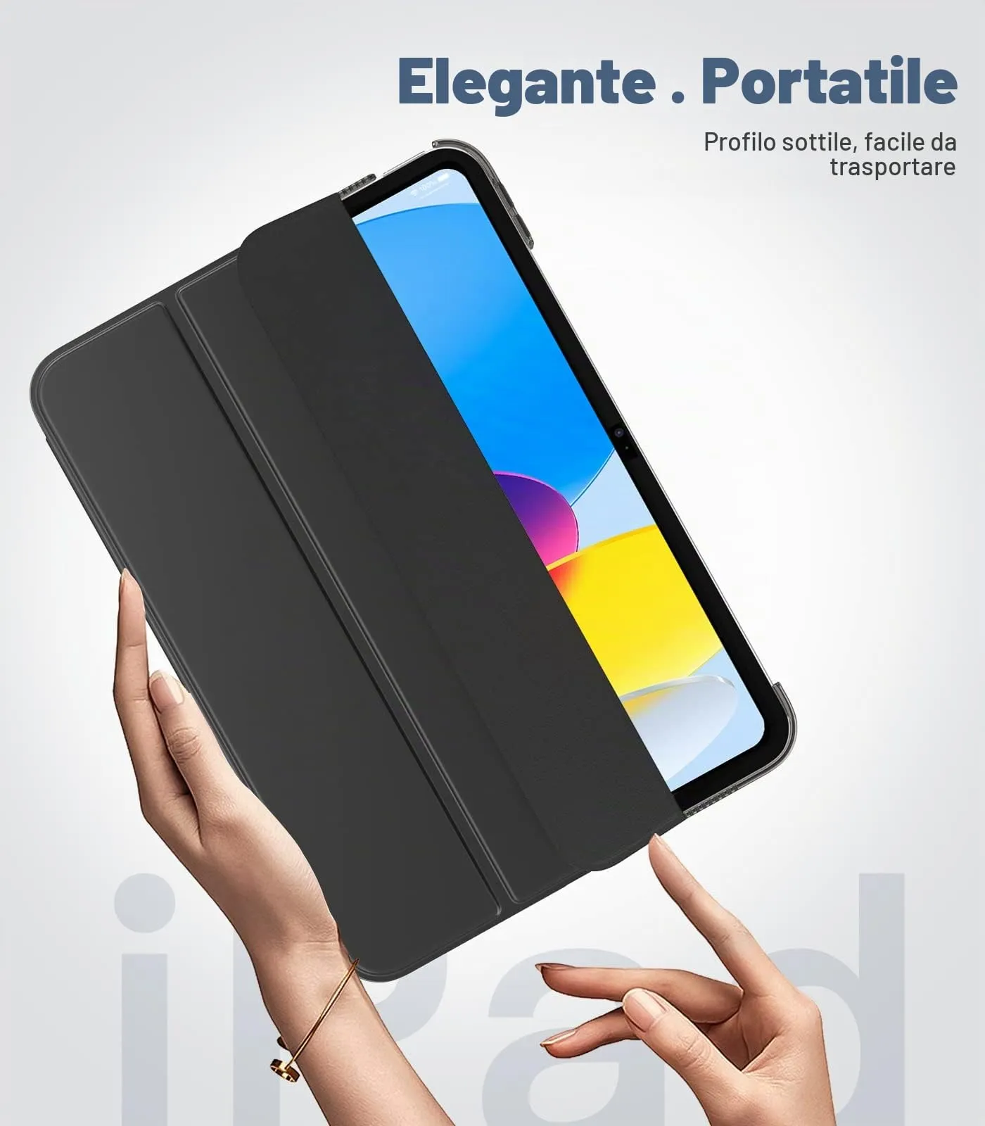 TiMOVO Cover per iPad 11" (A16) e iPad 10 Gen 10,9", Nero - immagine 8