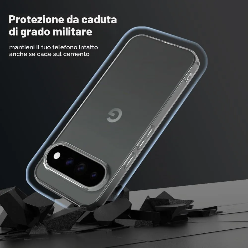 Captor Cover for Google Pixel 11 Pro XL, Soft Silicone Transparent Case - immagine 5