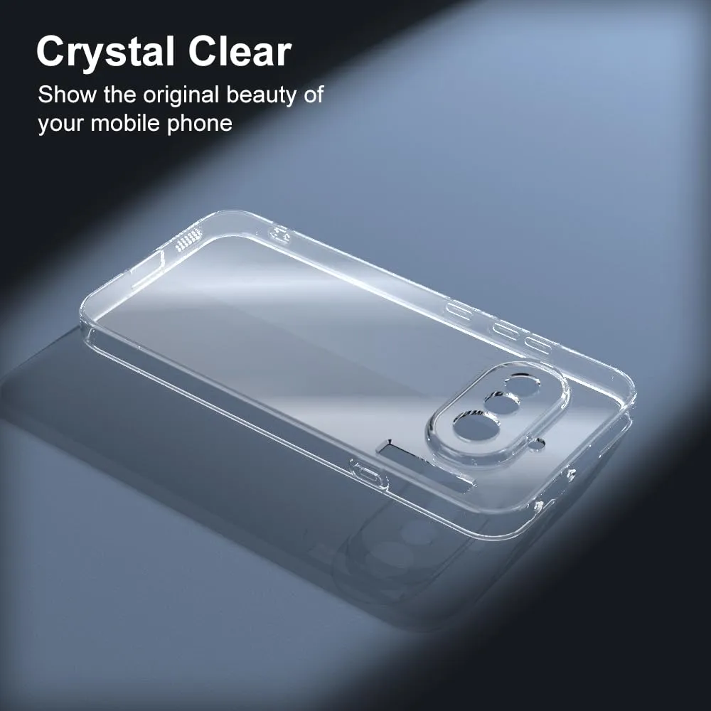 Captor Cover for Nothing Phone 4a, Transparent Soft Silicone Case - immagine 2