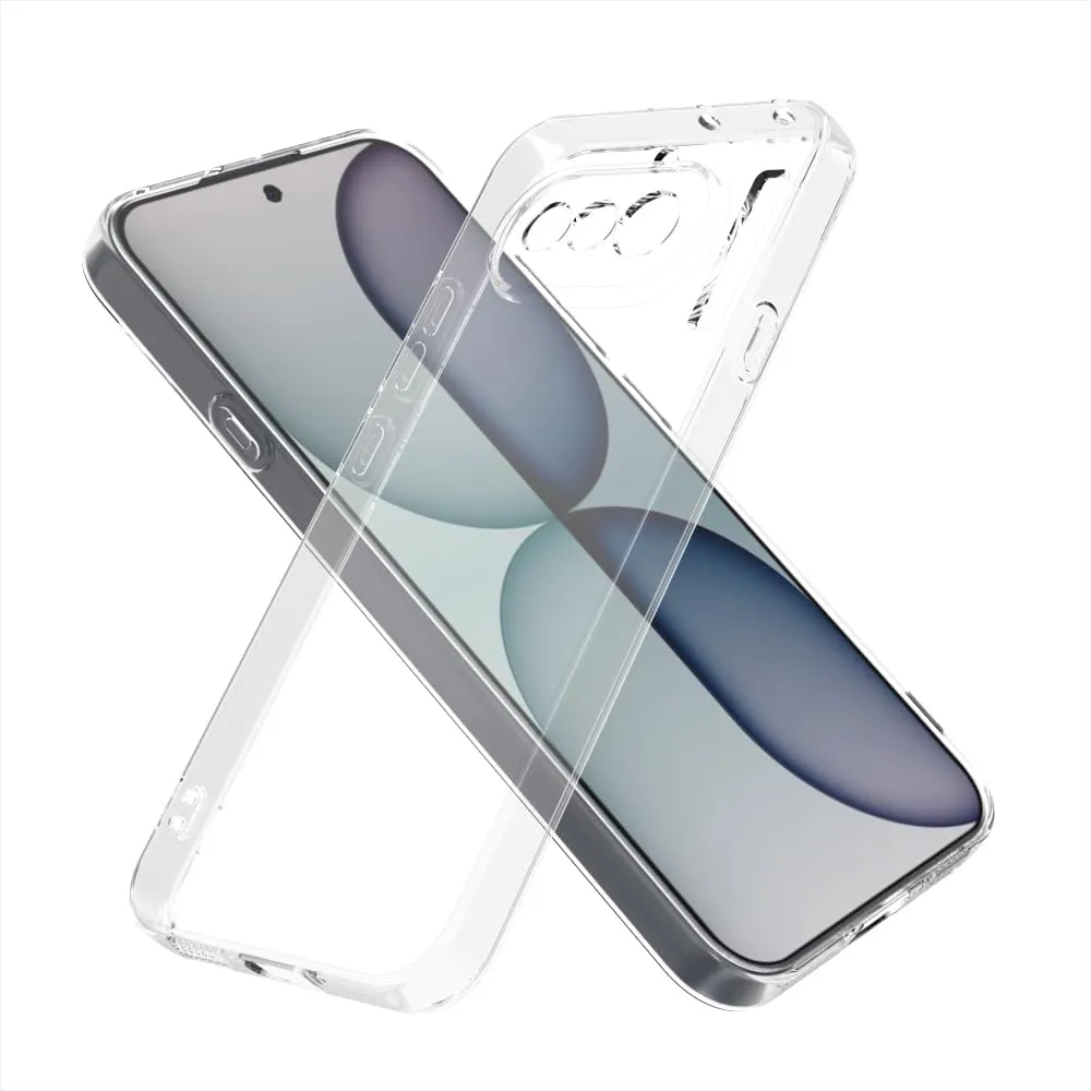Captor Cover for Nothing Phone 4a, Transparent Soft Silicone Case - immagine 7