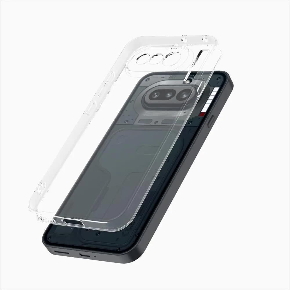 Captor Cover for Nothing Phone 4a, Transparent Soft Silicone Case - immagine 8