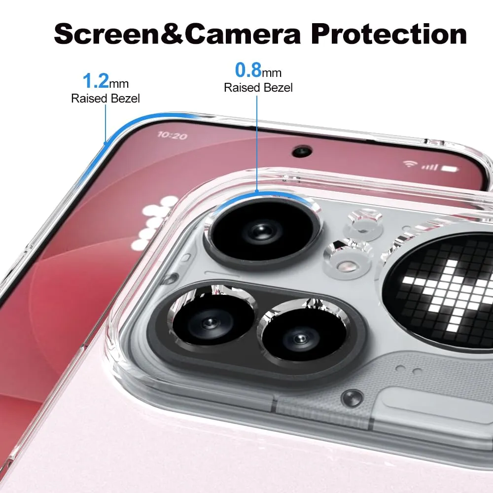 Captor Cover for Nothing Phone 4a Pro, Transparent Soft Silicone Case - immagine 3