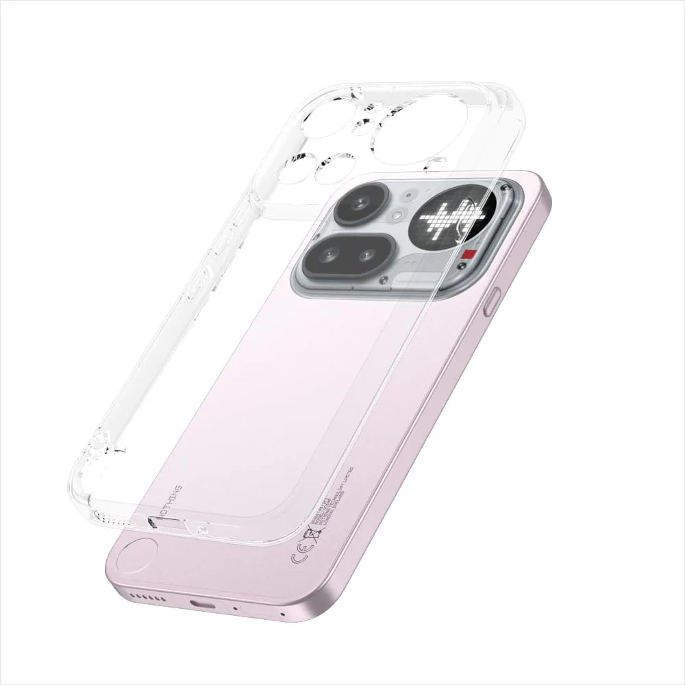 Captor Cover for Nothing Phone 4a Pro, Transparent Soft Silicone Case - immagine 8