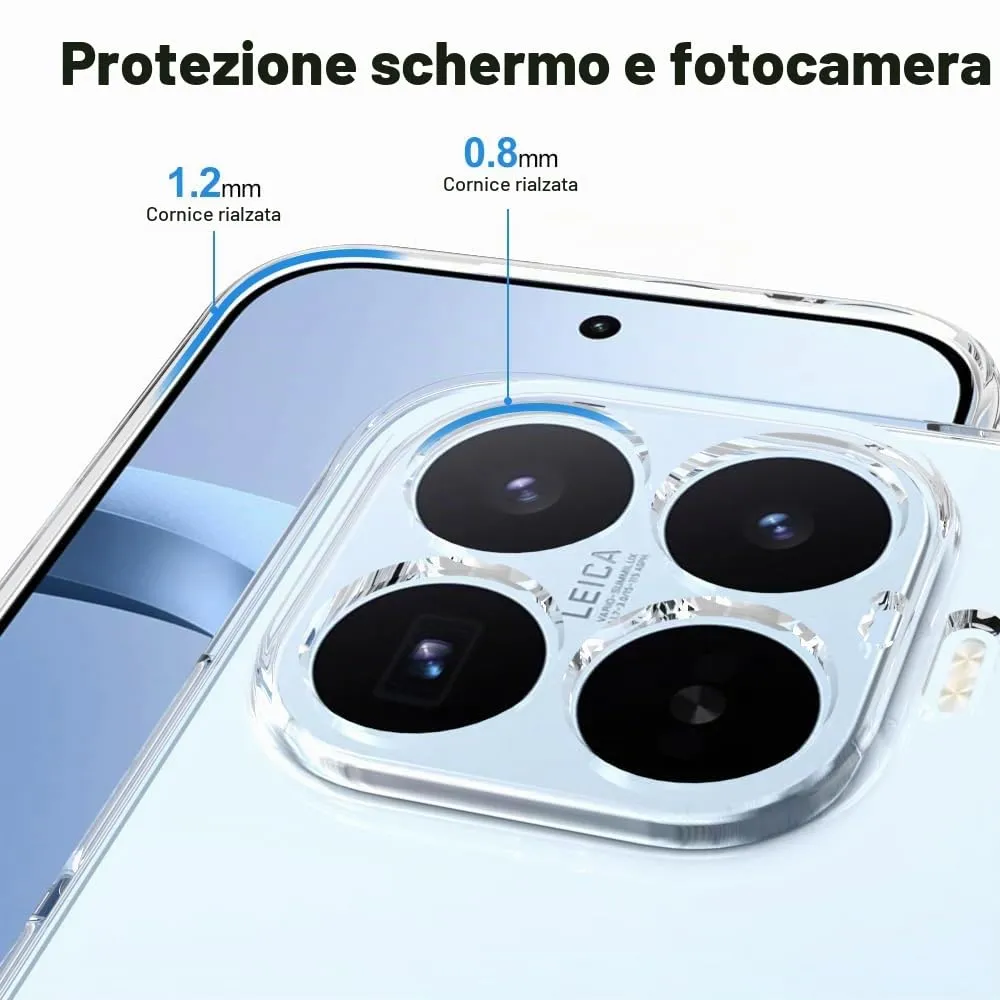 Captor Cover Xiaomi 17T Pro Custodia Trasparente in Silicone Morbido - immagine 4