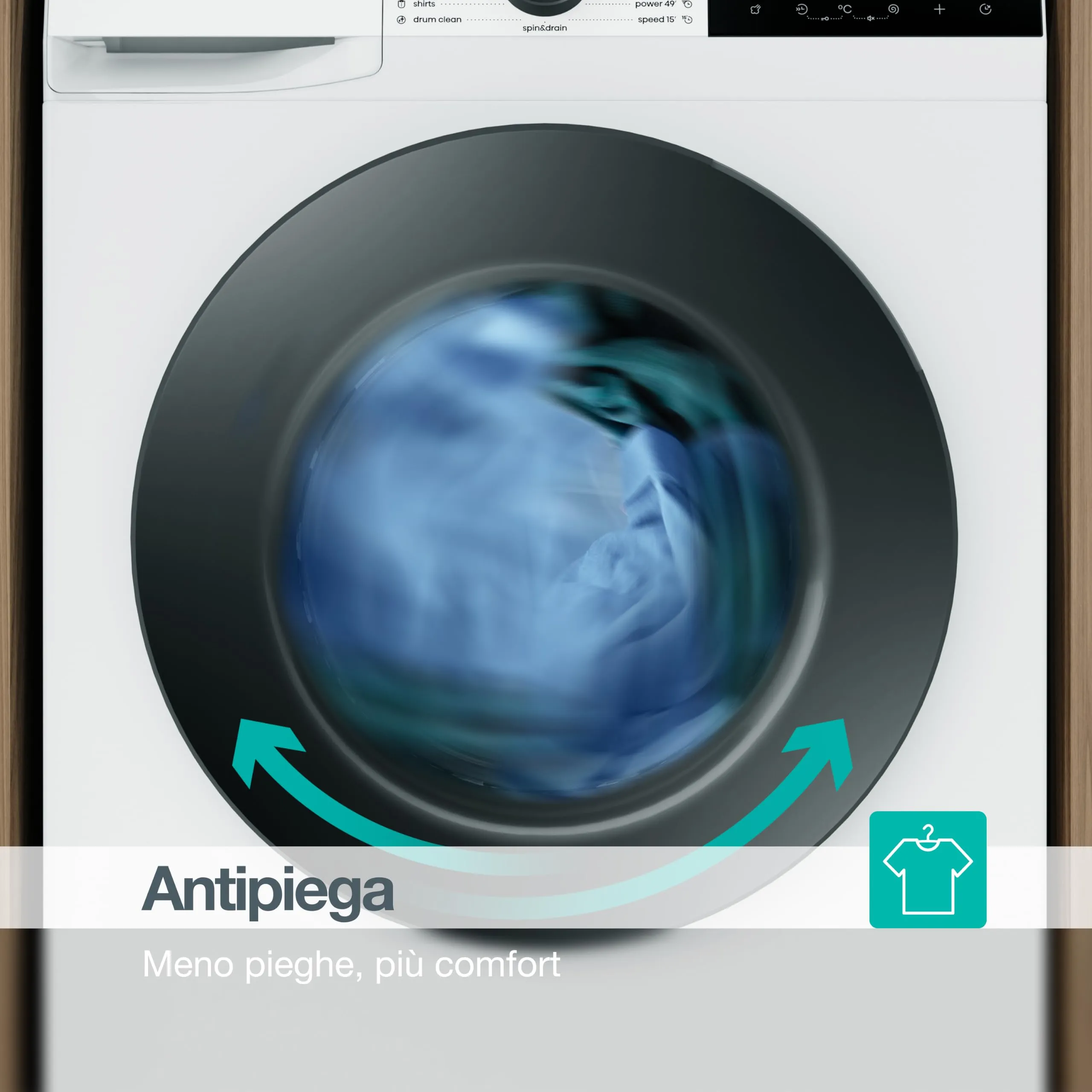 Gorenje WG2P84A32/IT Lavatrice Carica Frontale 8 kg, Bianco - immagine 8