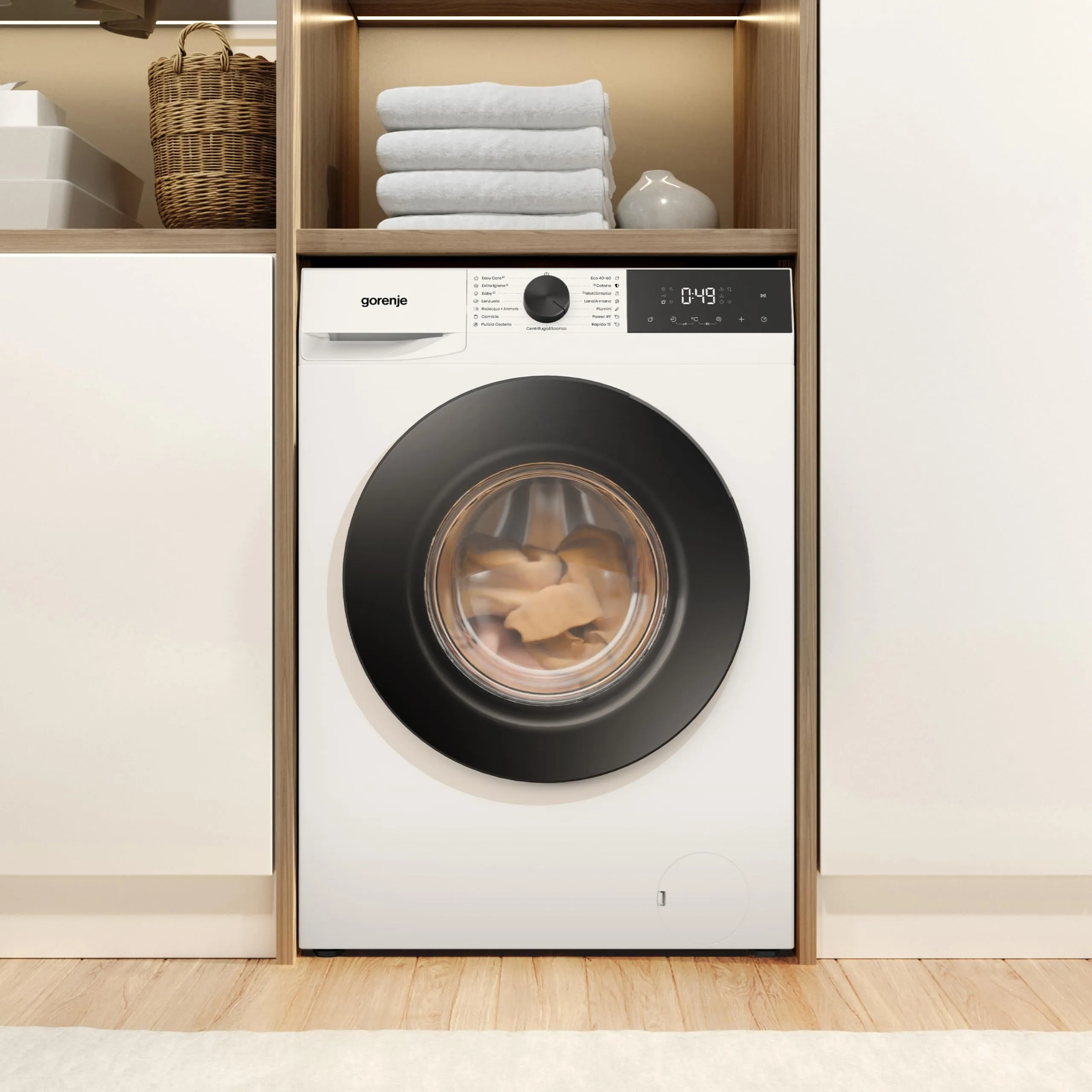 Gorenje WG2P84A32/IT Lavatrice Carica Frontale 8 kg, Bianco - immagine 10