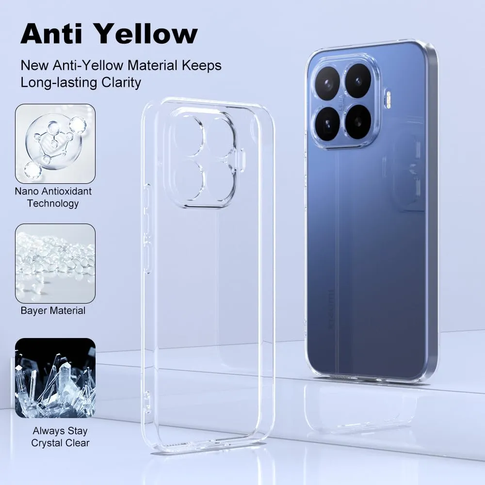 Captor Cover per Xiaomi 17T Custodia Trasparente in Silicone Morbido - immagine 6
