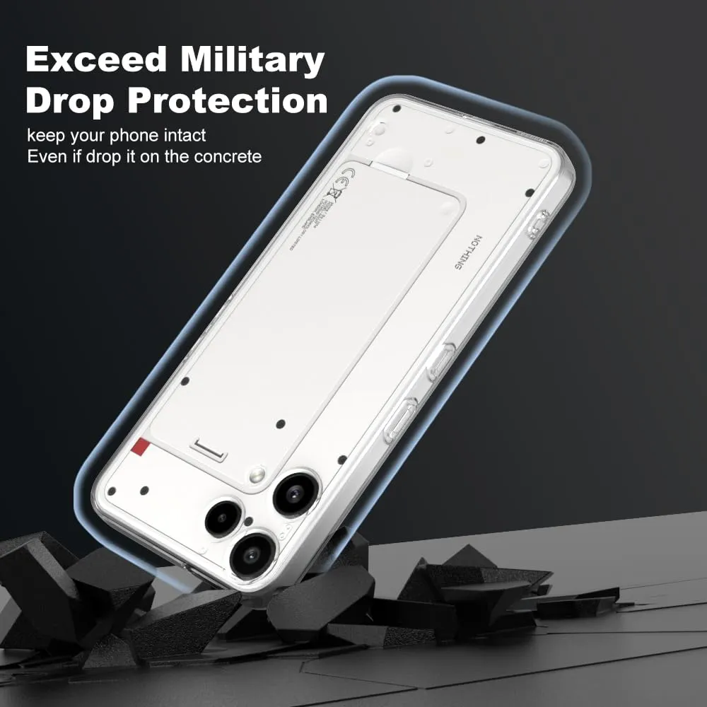 Captor Cover for Nothing Phone 3a Lite, Transparent Soft Silicone Case - immagine 8