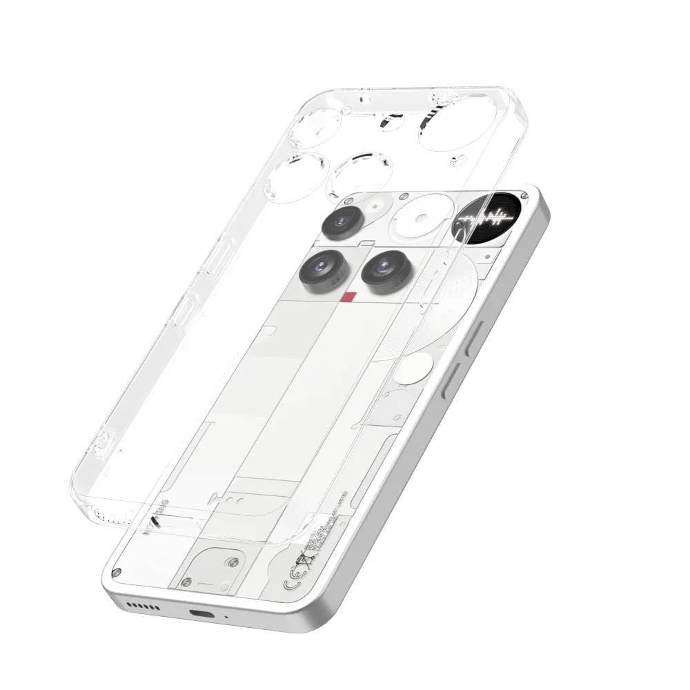 Captor Cover Nothing Phone 3 Custodia Trasparente Silicone Morbido - immagine 2