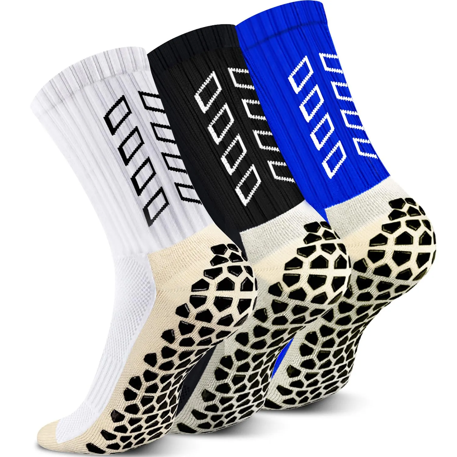 ENONEO Calze Antiscivolo Grip Socks per Calcio e Running Uomo 37-45 - immagine 1