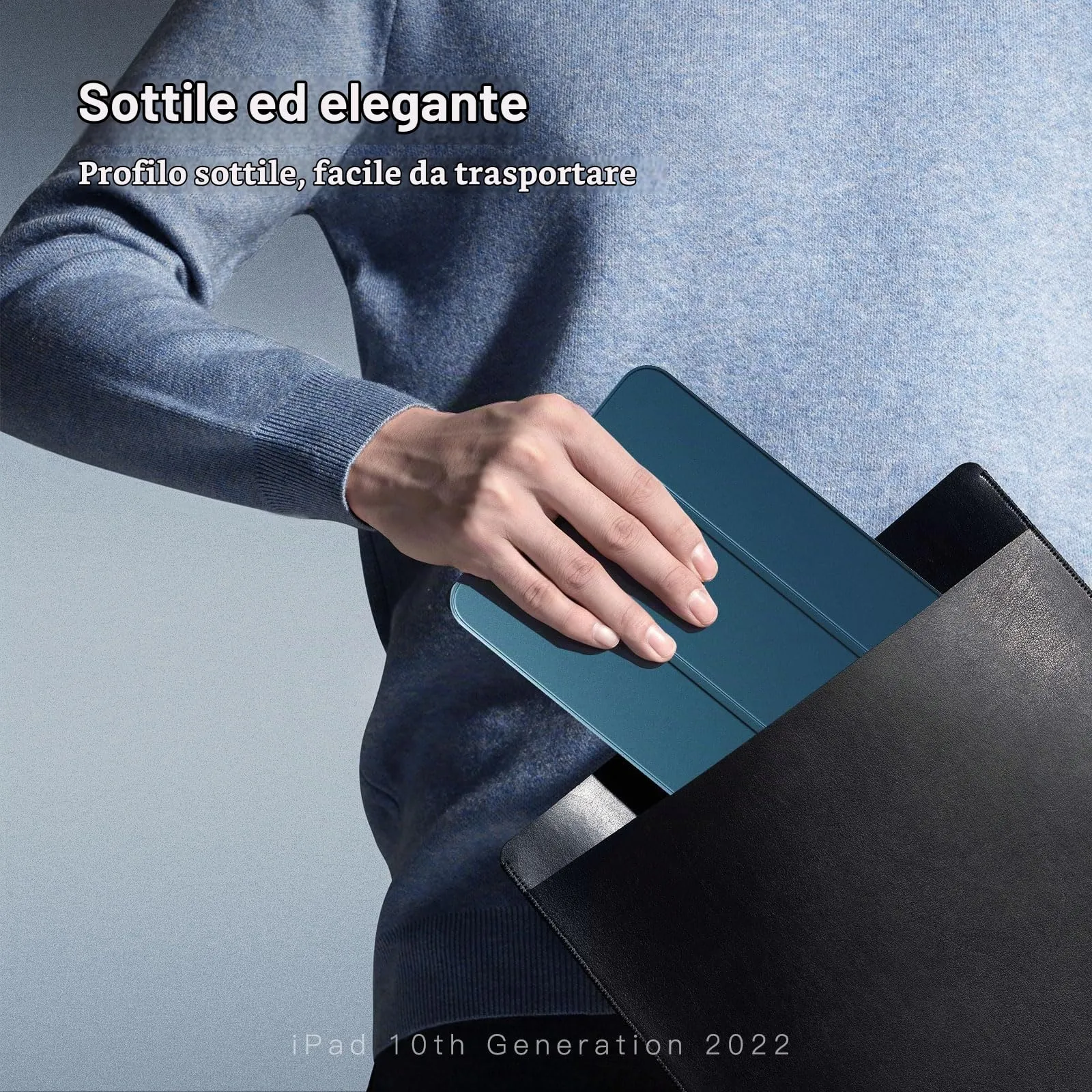 TiMOVO Cover per iPad A16 11" / iPad 10 Gen 10,9", Blu Cobalto - immagine 7