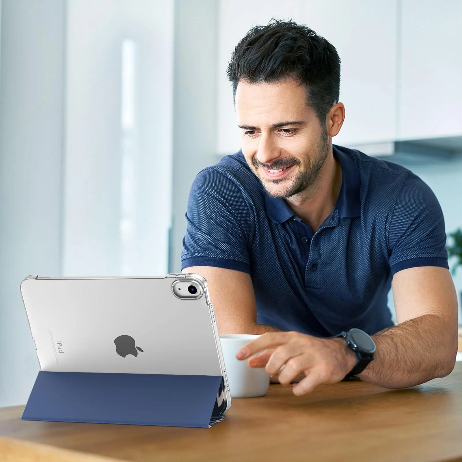 TiMOVO Custodia per iPad 11" (A16) e iPad 10 Gen 10,9", Fiore Colorato - immagine 7