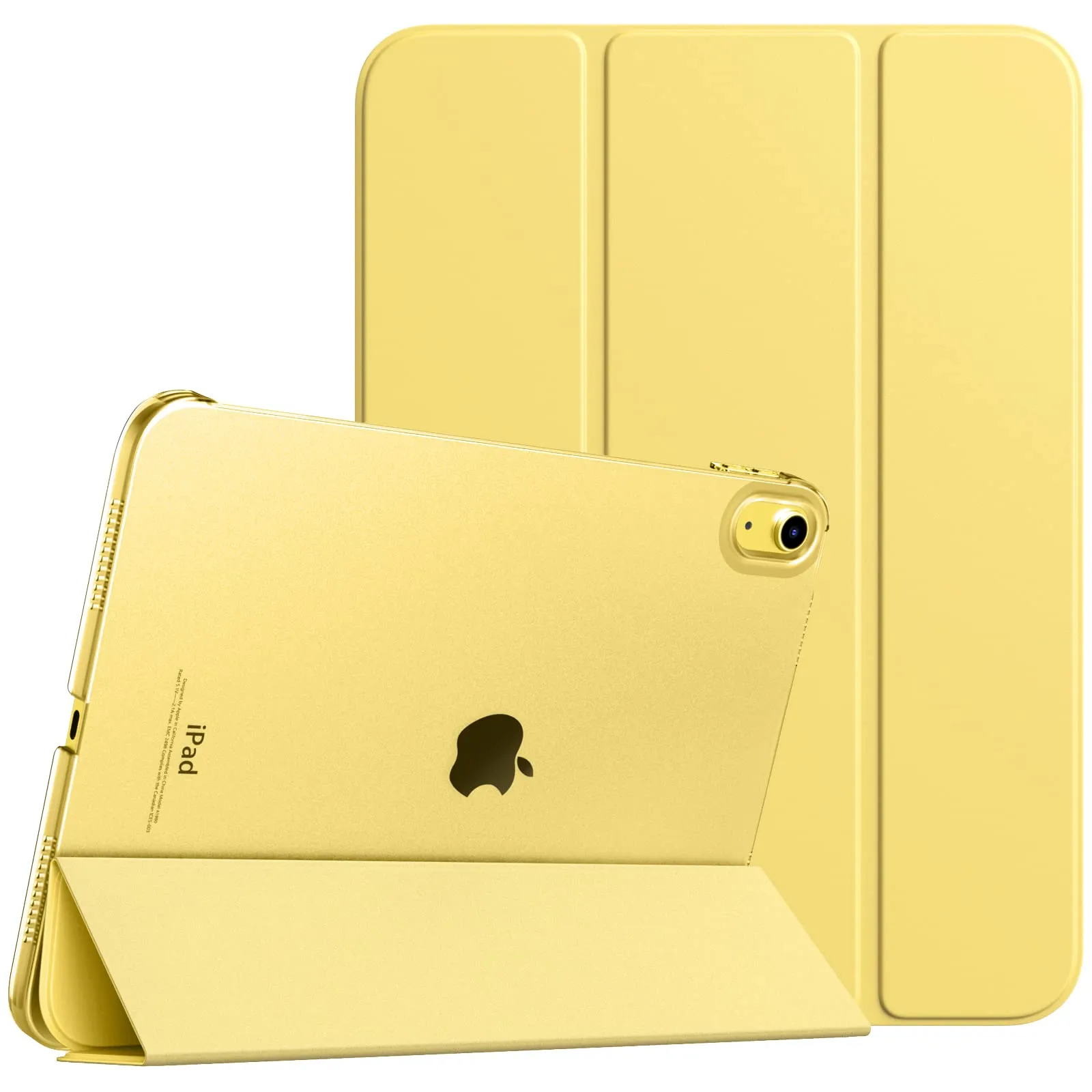 TiMOVO Cover per iPad 11" (A16) e iPad 10 Gen 10,9", Giallo Chiaro - immagine 1