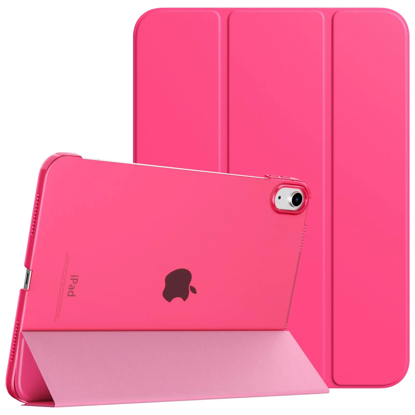 TiMOVO Cover per iPad 11ª Gen 11" (A3354 A3355 A3356) e iPad 10ª Gen 10,9" (A2696 A2757 A2777 A3162), Rosa Brillante - immagine 1