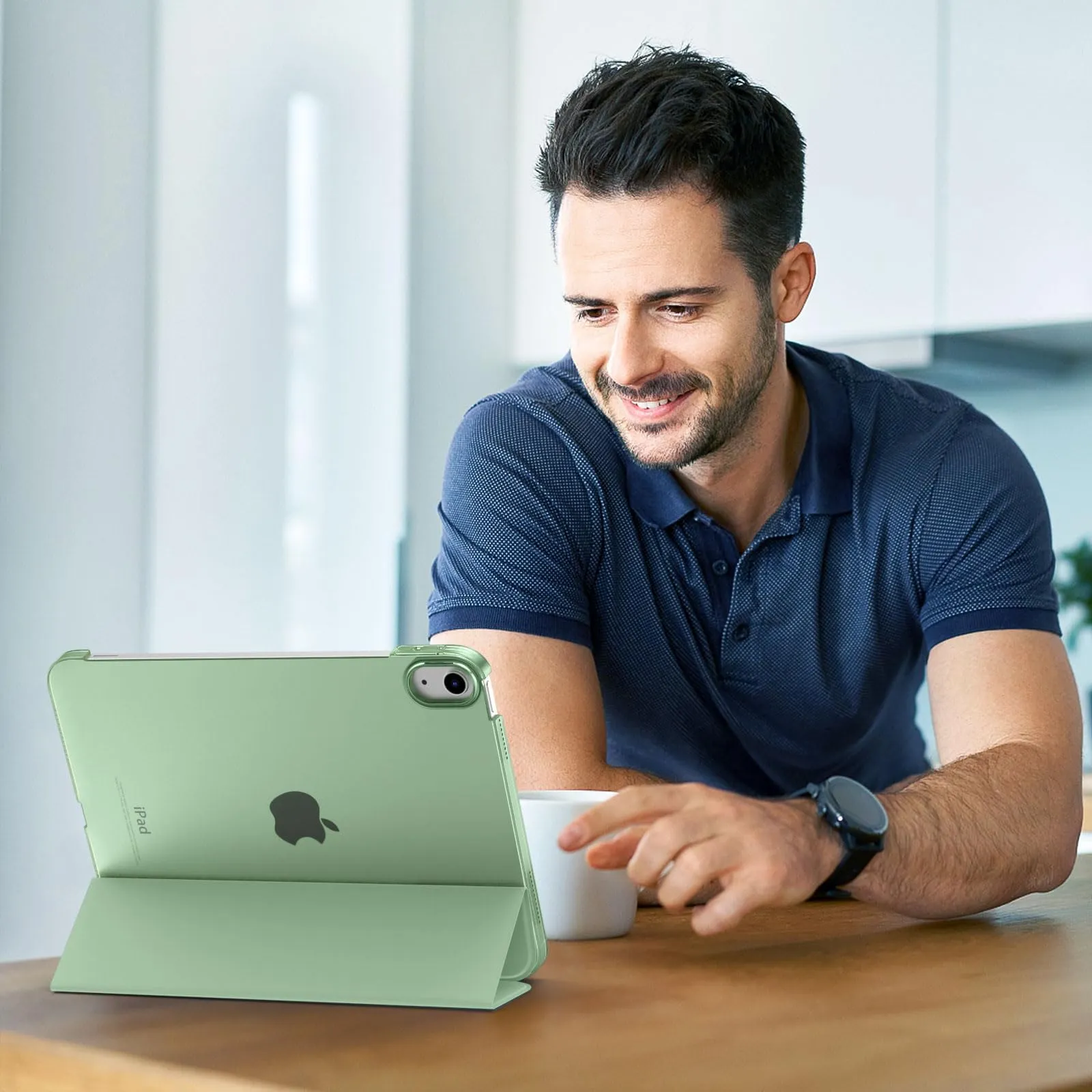 TiMOVO Cover per iPad 11" (A16) e iPad 10 Gen 10,9", Verde - immagine 6