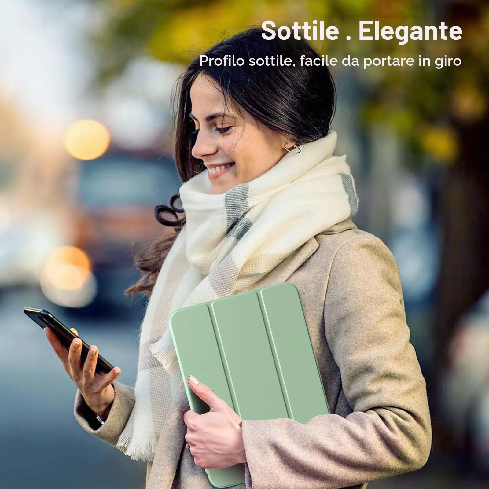 TiMOVO Cover per iPad 11" (A16) e iPad 10 Gen 10,9", Verde - immagine 7