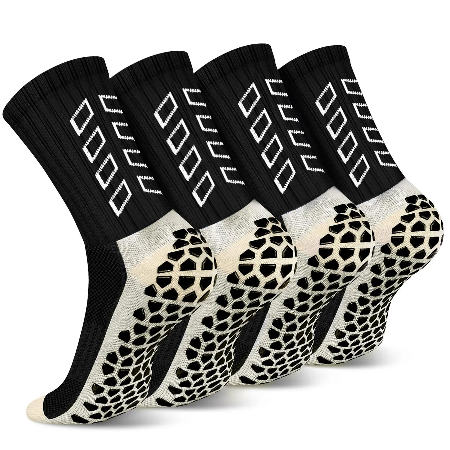 ENONEO Calze Antiscivolo Grip Socks per Calcio e Running Uomo, 37-45 - immagine 1