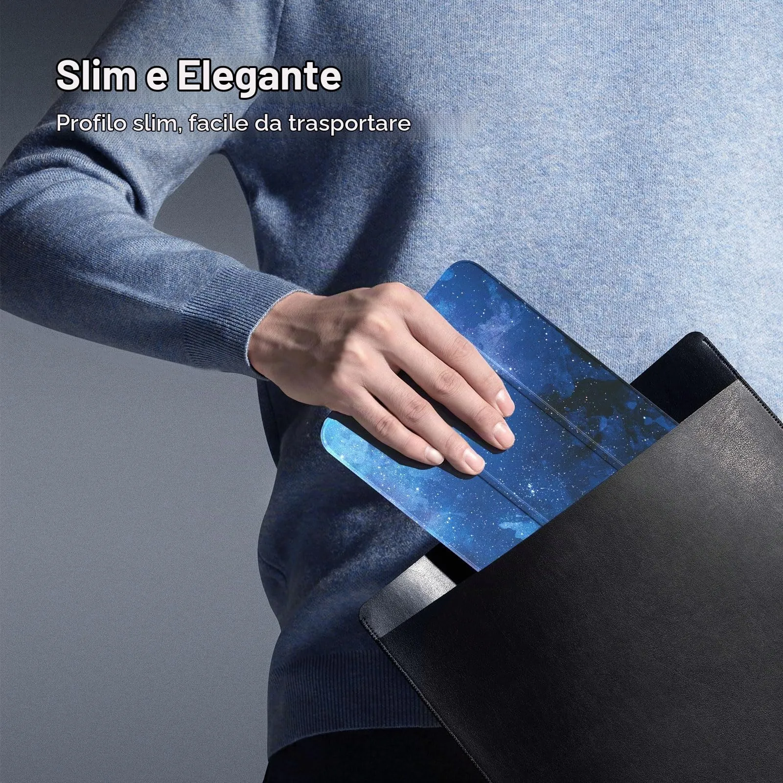 TiMOVO Cover for iPad A16 11" and iPad 10th Gen 10.9", CieloStellatoBlu - immagine 6