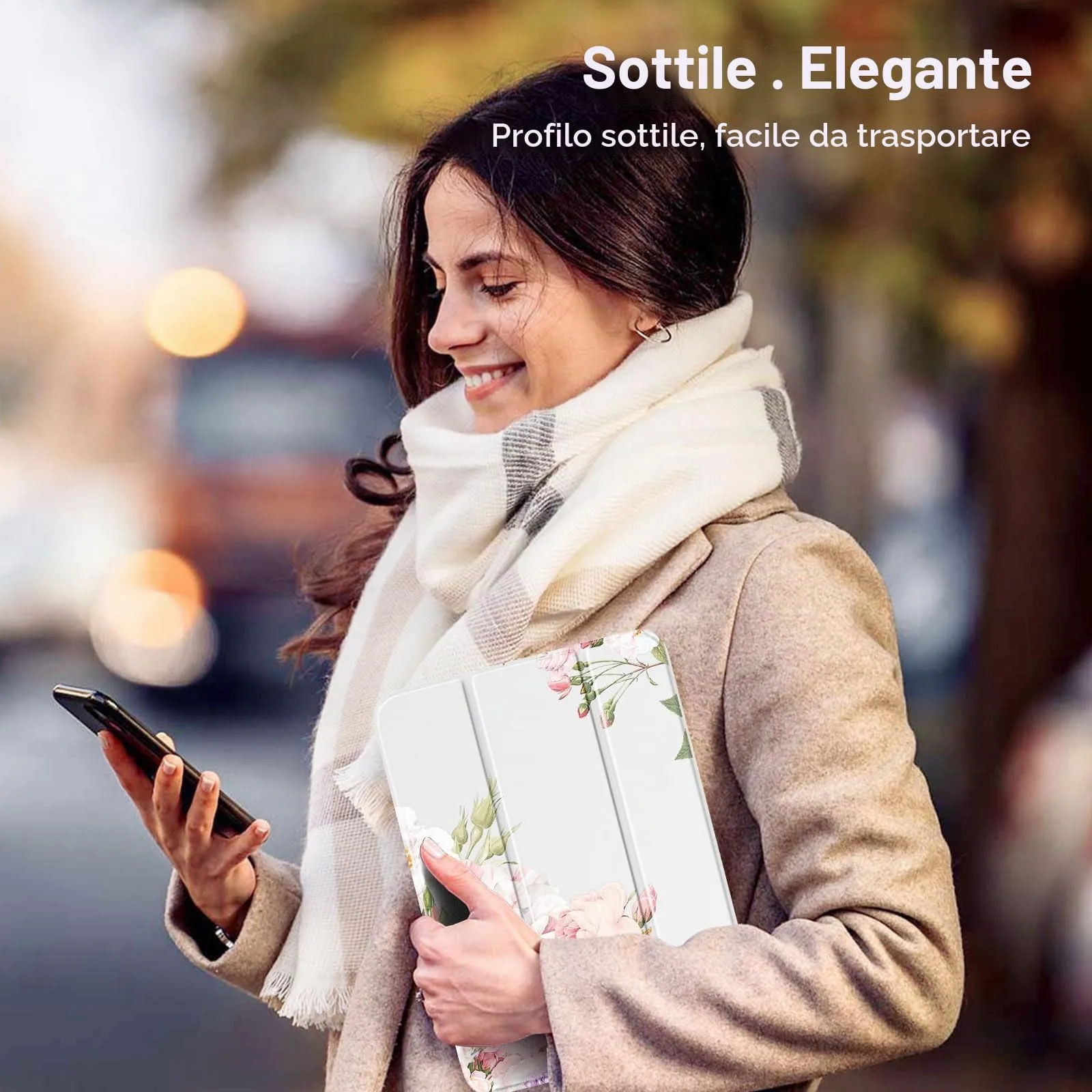 TiMOVO Cover for iPad 11th Gen 11" (A16) and iPad 10th Gen 10.9", Bouquet Rigoglioso - immagine 6