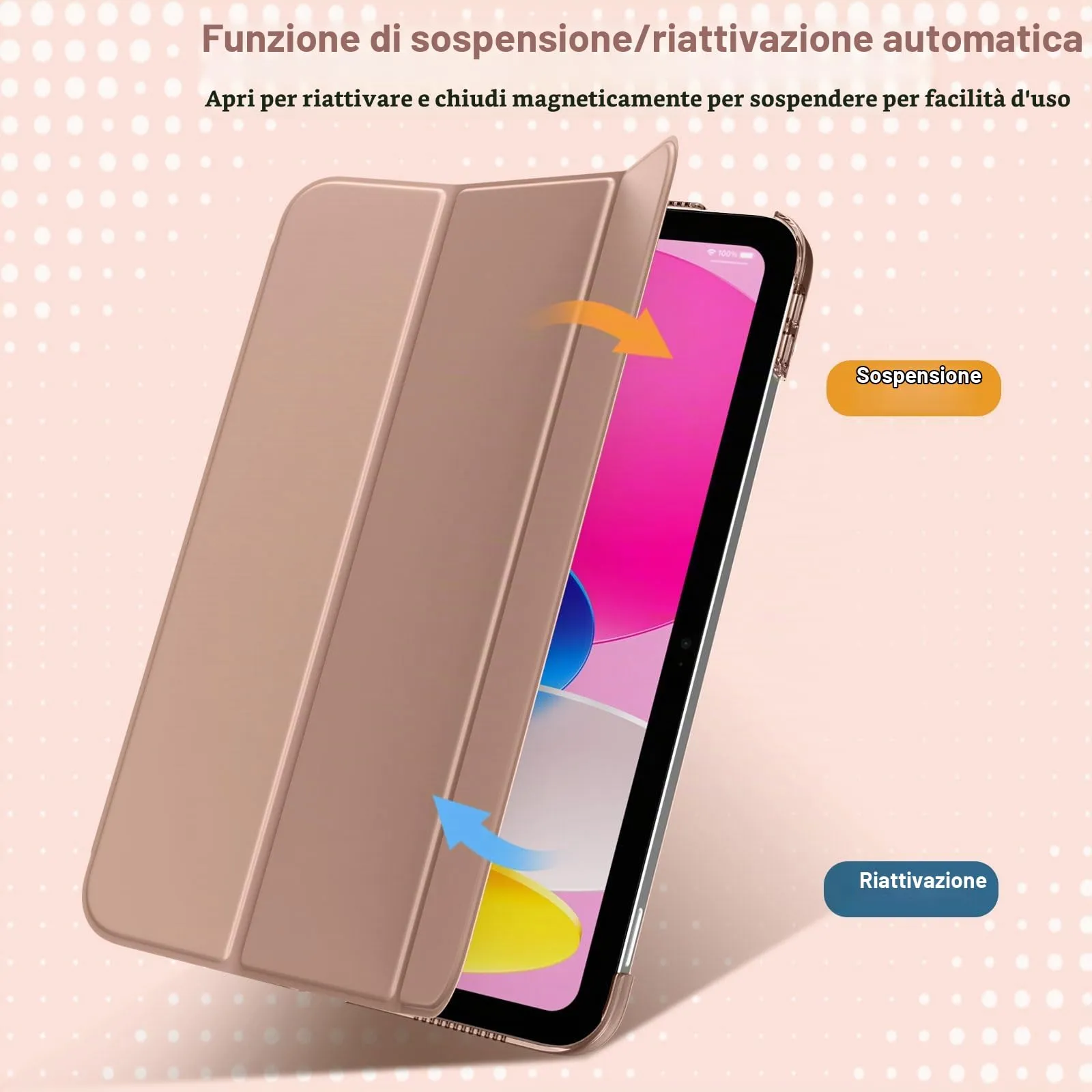 TiMOVO Case for iPad 11th Gen 11" (A3354 A3355 A3356) and iPad 10th Gen 10.9" (A2696 A2757 A2777 A3162), Latte Caffè - immagine 8