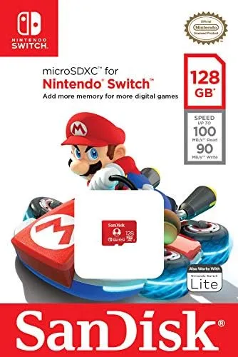 SanDisk 128 GB microSDXC per Nintendo Switch, UHS-I Class 10 U3, fino a 100 MB/s - immagine 6