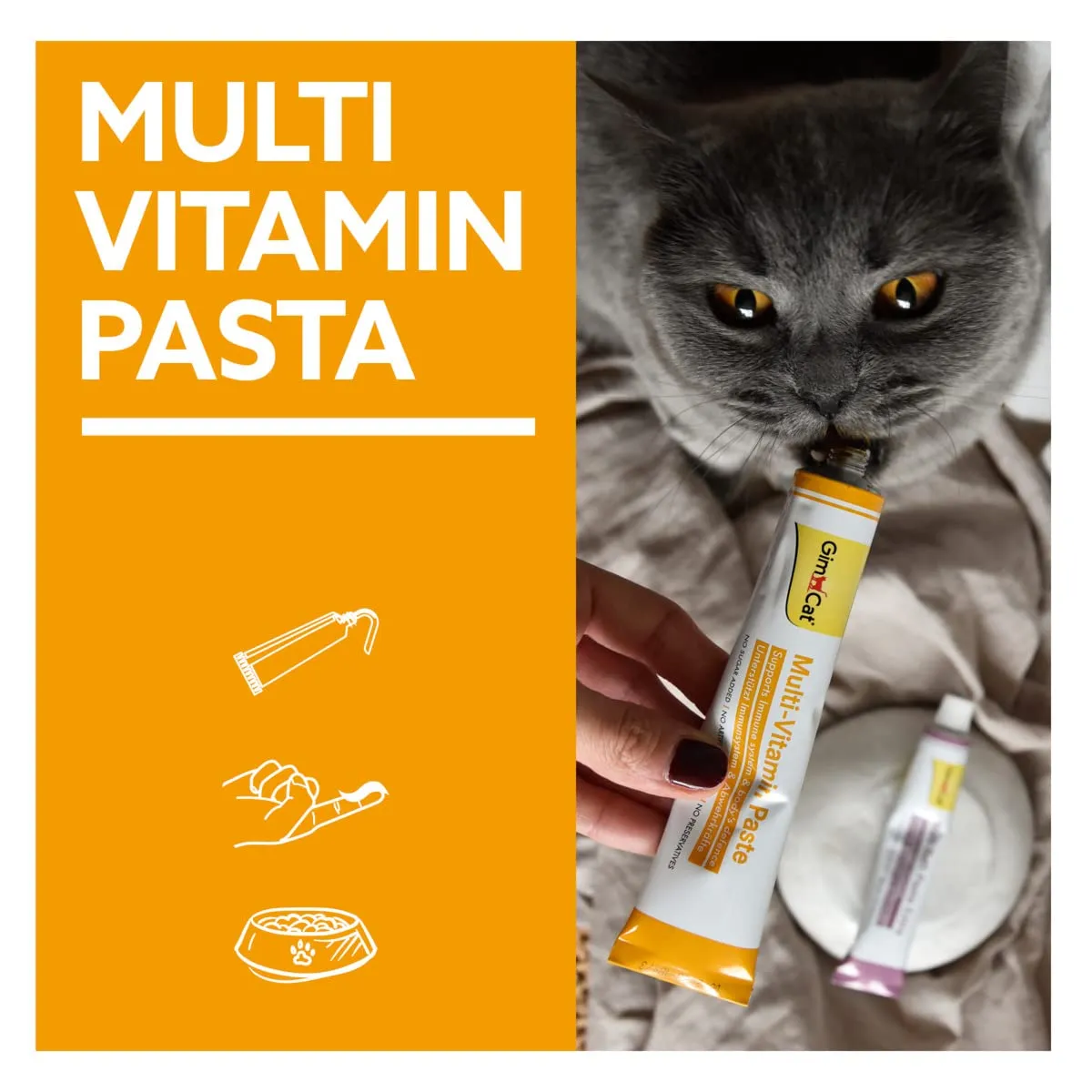 GimCat Multi-Vitamin Pasta for Cats, 200 g - immagine 5