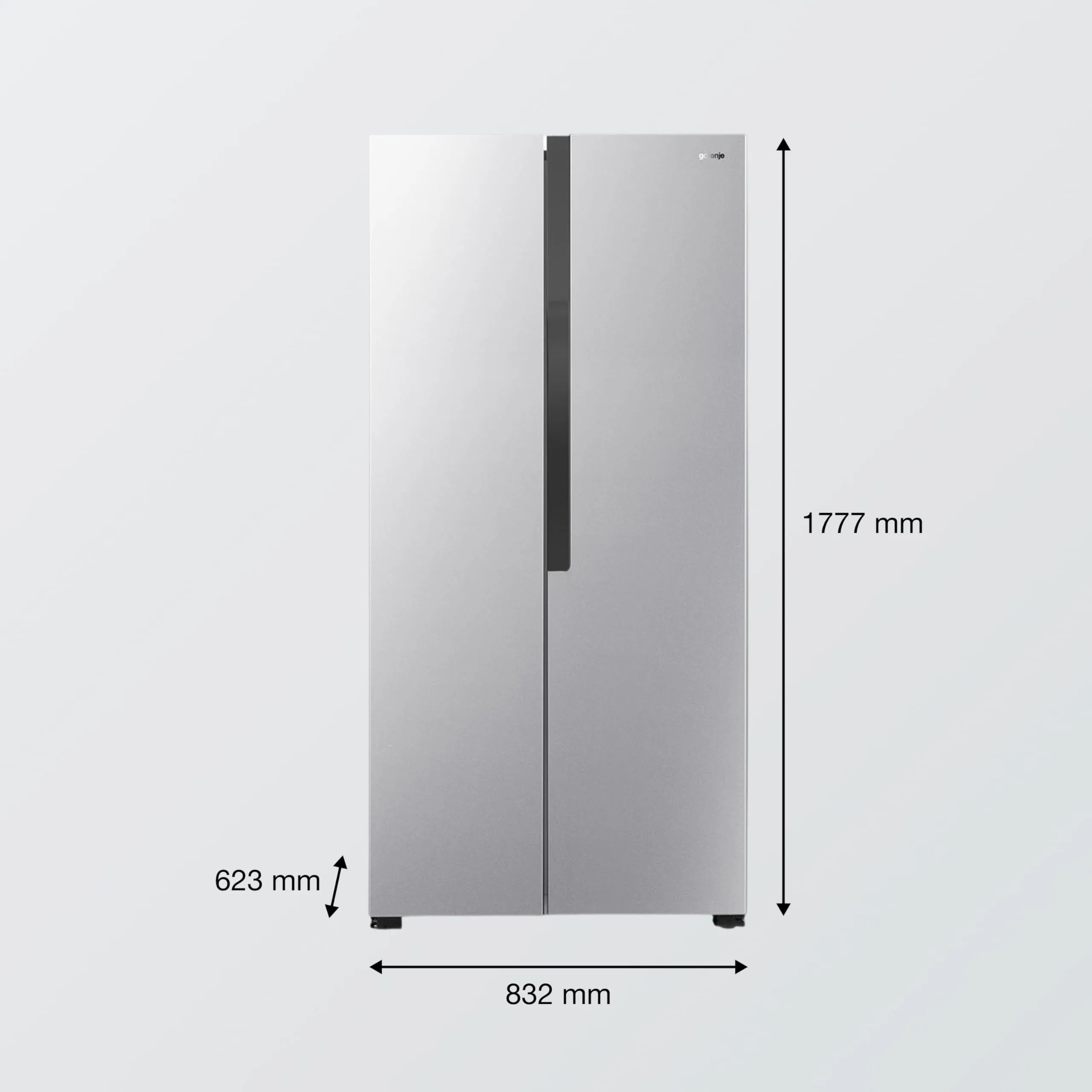 Gorenje NRS8182KX Frigorifero Side by Side Total No Frost, 550 litri, Inox - immagine 3