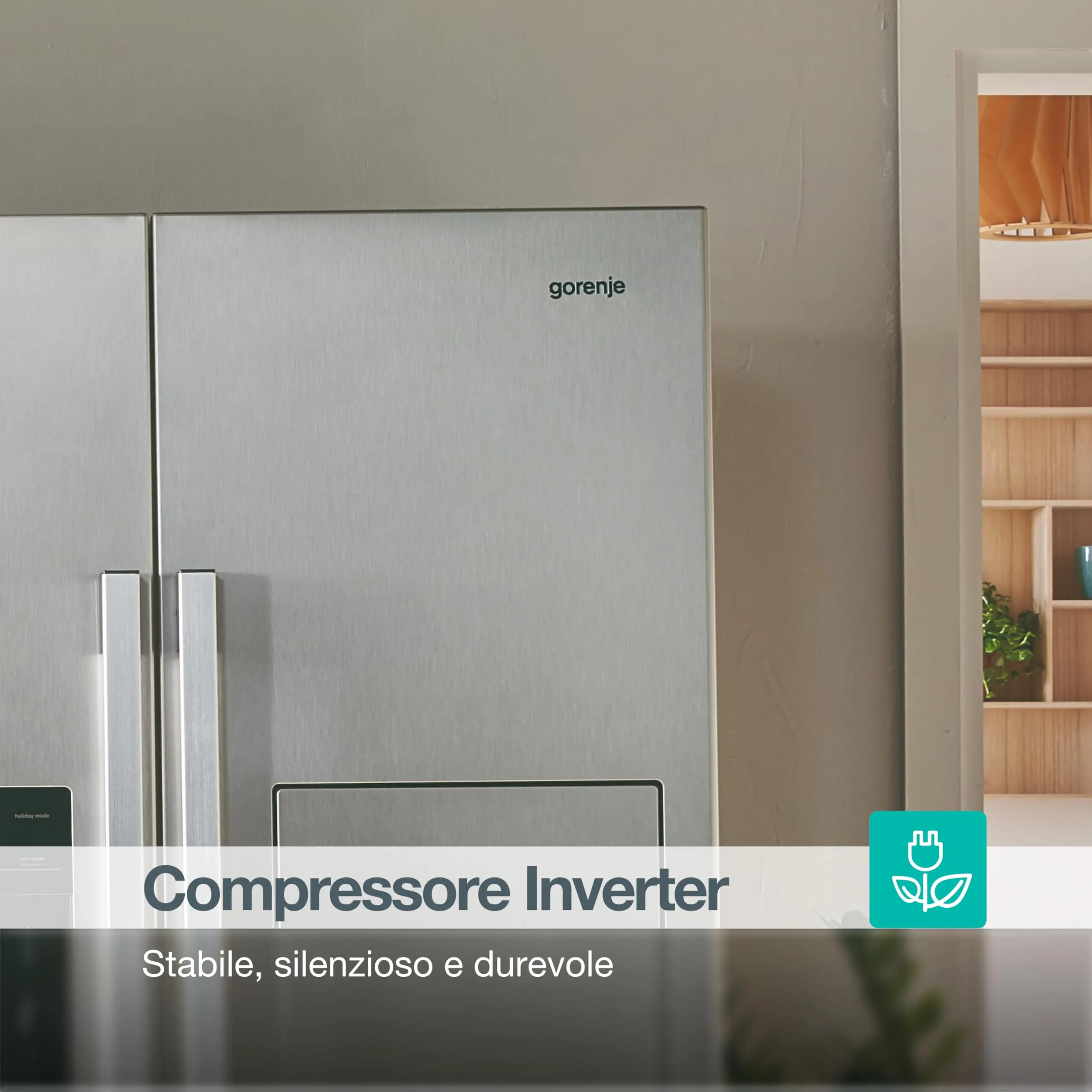 Gorenje NRS8182KX Frigorifero Side by Side Total No Frost, 550 litri, Inox - immagine 7