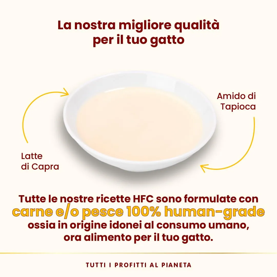 Almo Nature HFC Hydration Help Latte di Capra Alimento Umido per Gatti, 50g, Confezione da 24 - immagine 4