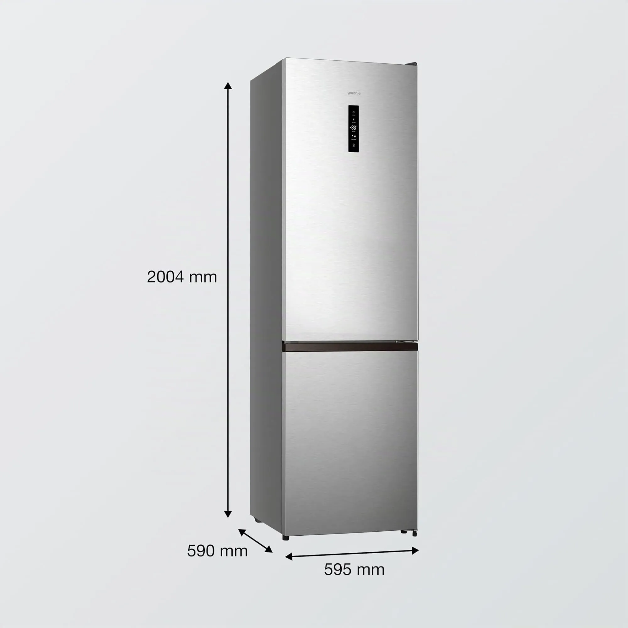 Gorenje NRK620EAXL4 Frigorifero Combinato Total No Frost, Inox, 200 cm, 336 litri, Classe E - immagine 3